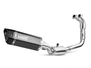 YAMAHA R7 MIVV Exhaust Complete System with SR-1 Black Titanium Silencer 2022-2024
