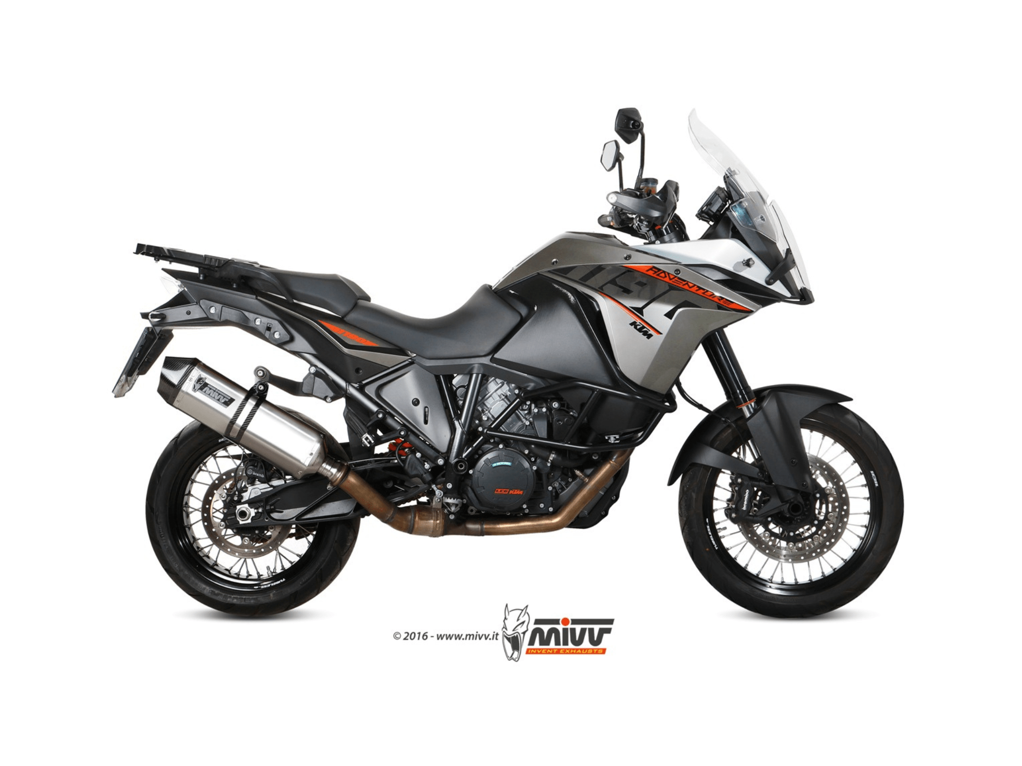 KTM 1190 ADVENTURE MIVV Exhaust SPEED EDGE Slip-On Silencer 2013-2016 - immagine 2