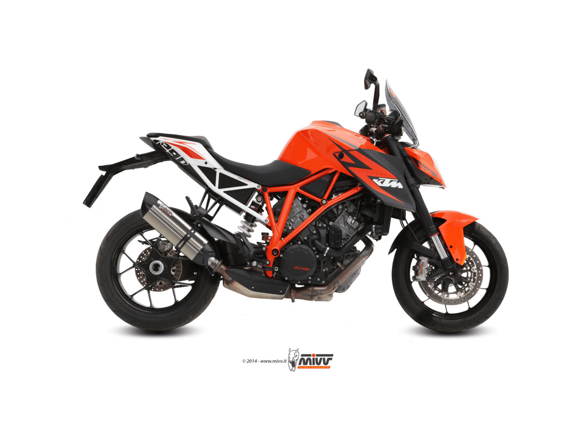 KTM 1290 SUPERDUKE MIVV Exhaust SUONO Slip-On Silencers 2014-2019 - Image 2