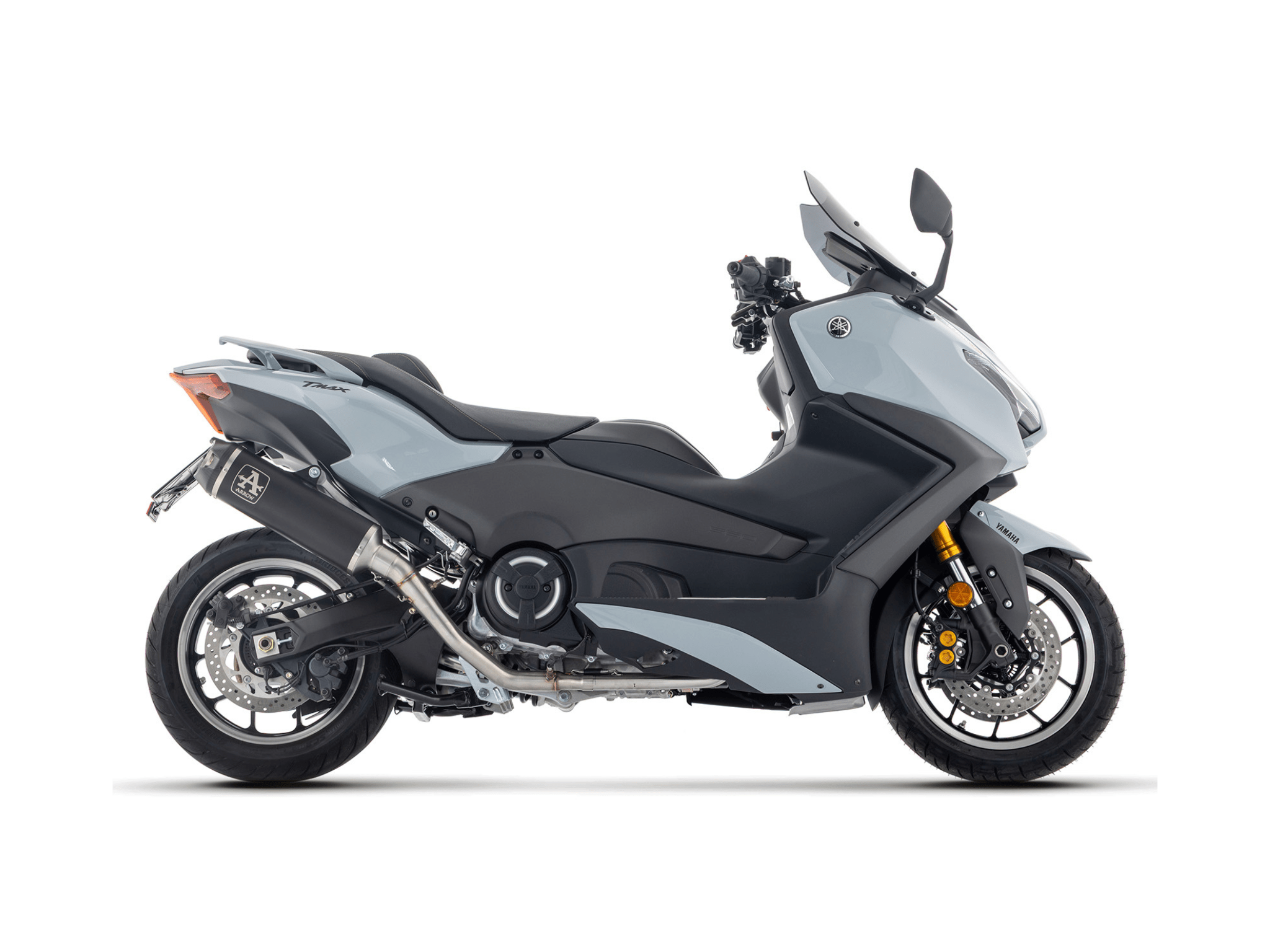 YAMAHA T-MAX 560 ARROW Exhaust Full System Racing with Indy Race Titanium Silencer 2025-2026 - Slika 2