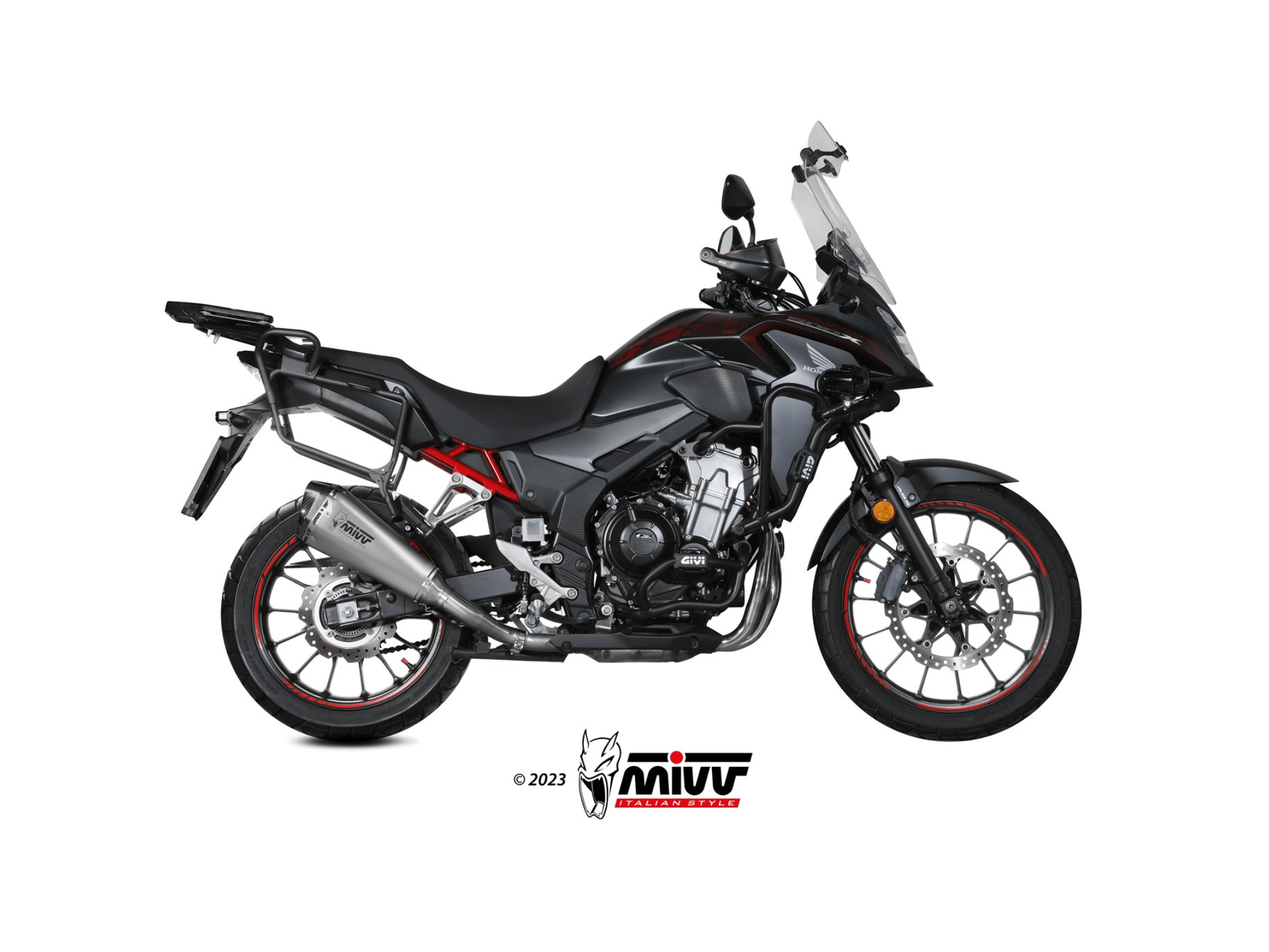 HONDA CB 500 X MIVV Exhaust DELTA RACE Slip-On Silencer 2021-2024 - Slika 2