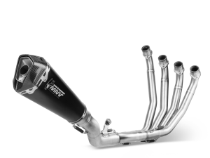HONDA CB 650 R MIVV Exhaust Complete System with DELTA RACE Black Silencer 2019-2023