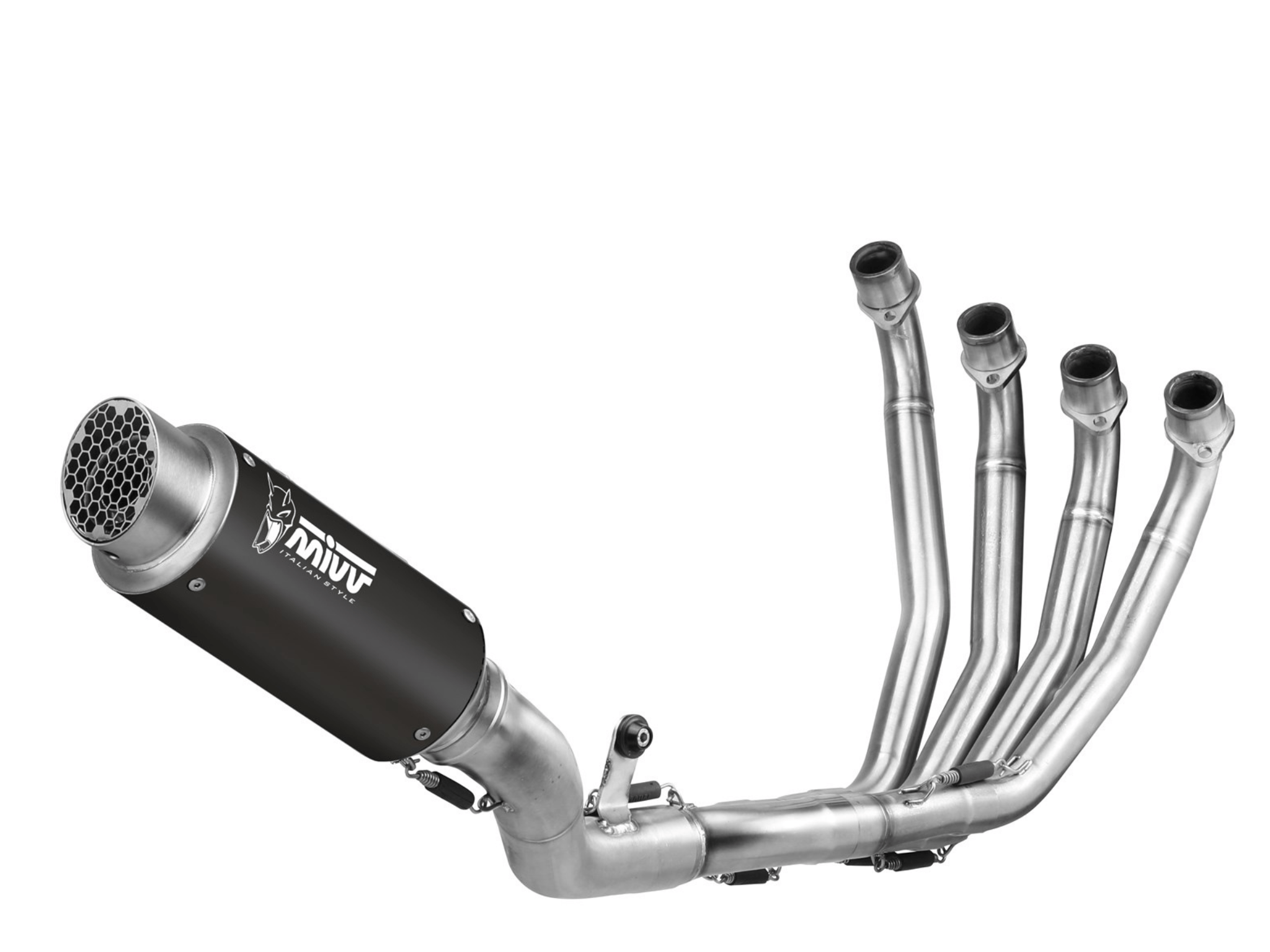 HONDA CB 650 R MIVV Exhaust Complete System with GP PRO Black Silencer 2019-2023