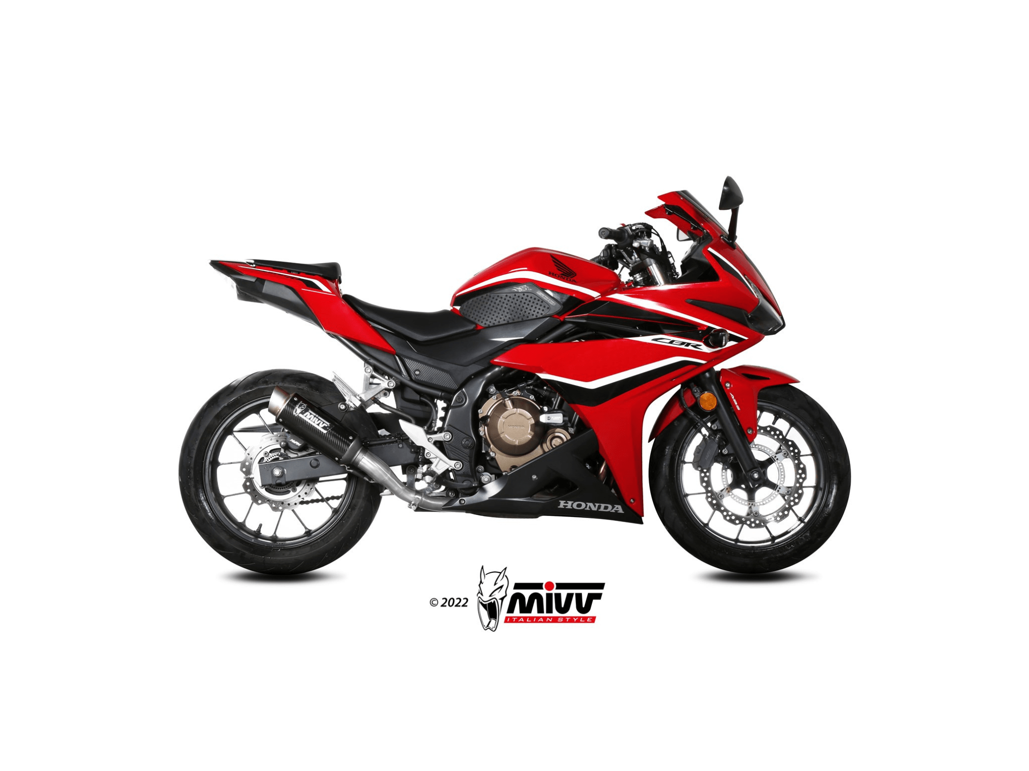 HONDA CBR 500 R MIVV Exhaust GP PRO Carbon Slip-On Silencer 2019-2020 - Slika 2