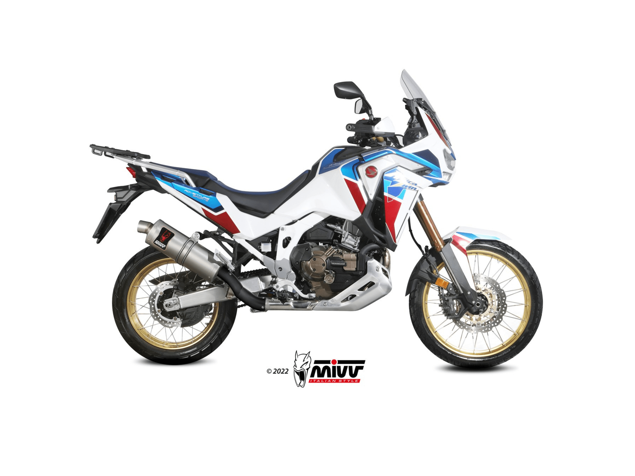 HONDA CRF 1100 L AFRICA TWIN MIVV Exhaust DAKAR Slip-On Silencer 2024-2026 - Slika 2