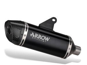 HONDA XL 750 TRANSALP ARROW Exhaust Explorer Aluminium "Dark" Silencer 2023-2024