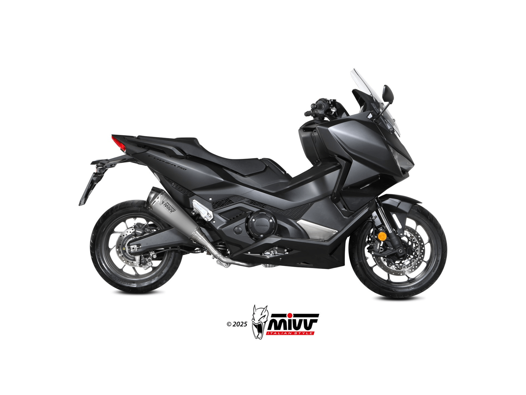 HONDA FORZA 750 MIVV Exhaust DELTA RACE Slip-On Silencer 2025-2026 - Slika 2