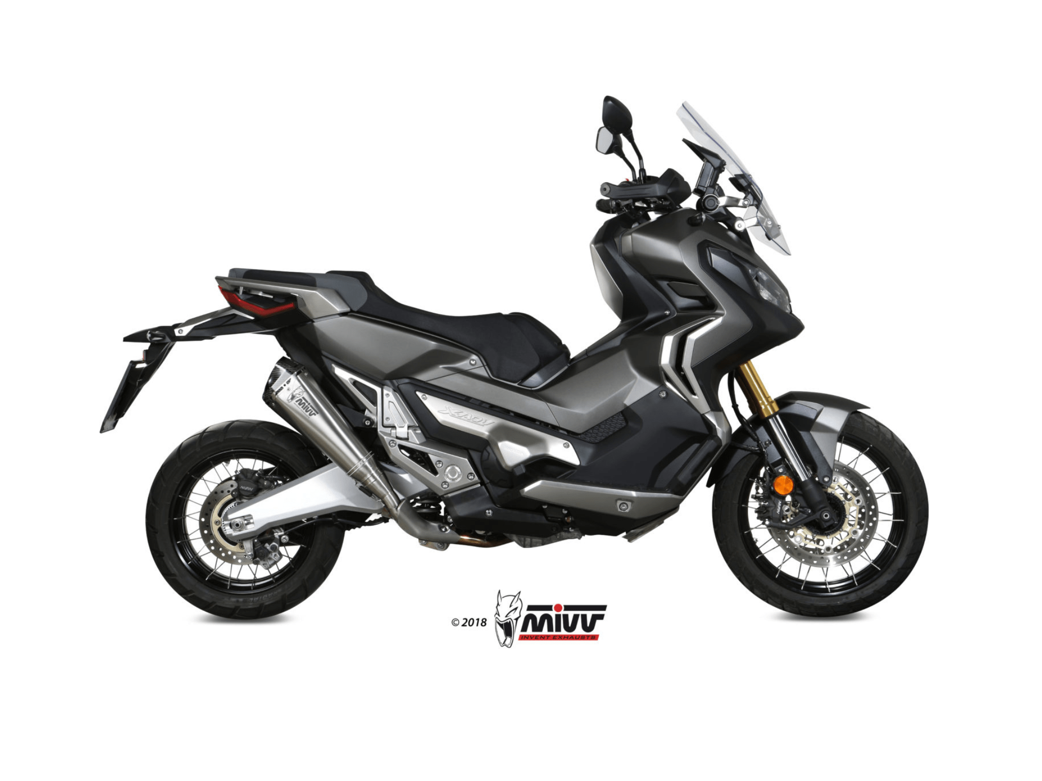 HONDA X-ADV 750 MIVV Exhaust DELTA RACE Slip-On Silencer 2017-2024 - immagine 2