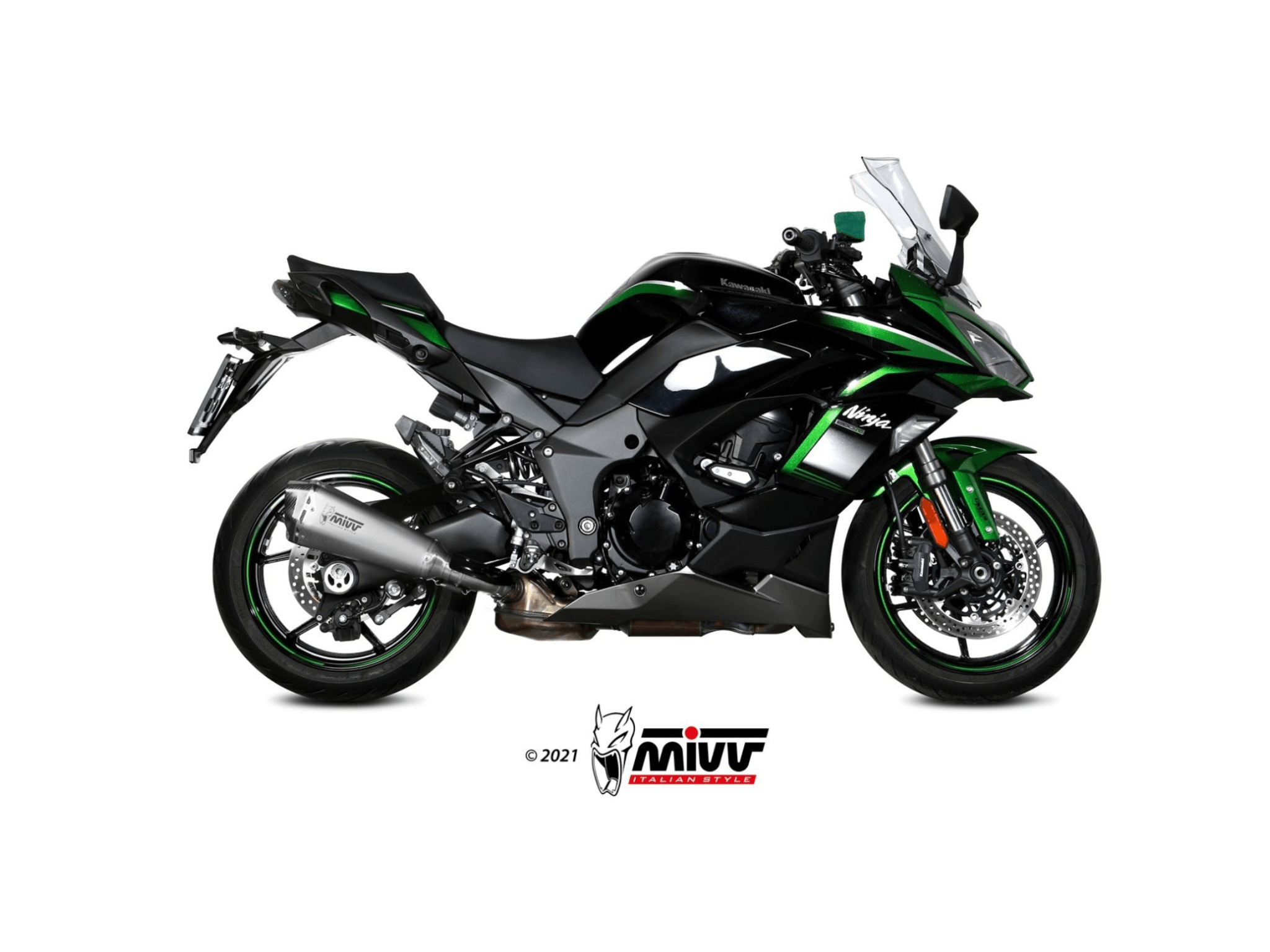 KAWASAKI NINJA 1000 SX MIVV Exhaust DELTA RACE Slip-On Silencer 2020-2024 - immagine 2