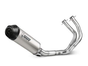 KAWASAKI NINJA 650 MIVV Exhaust Complete System with OVAL Titanium Silencer 2017-2023