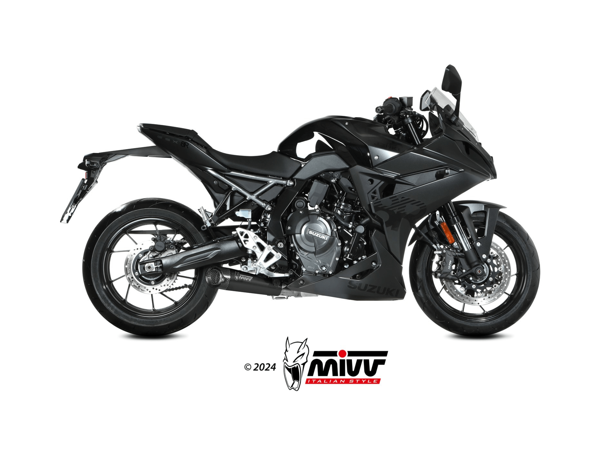 SUZUKI GSX-8R MIVV Exhaust Complete System with X-M5 Black Silencer 2024 - Slika 2
