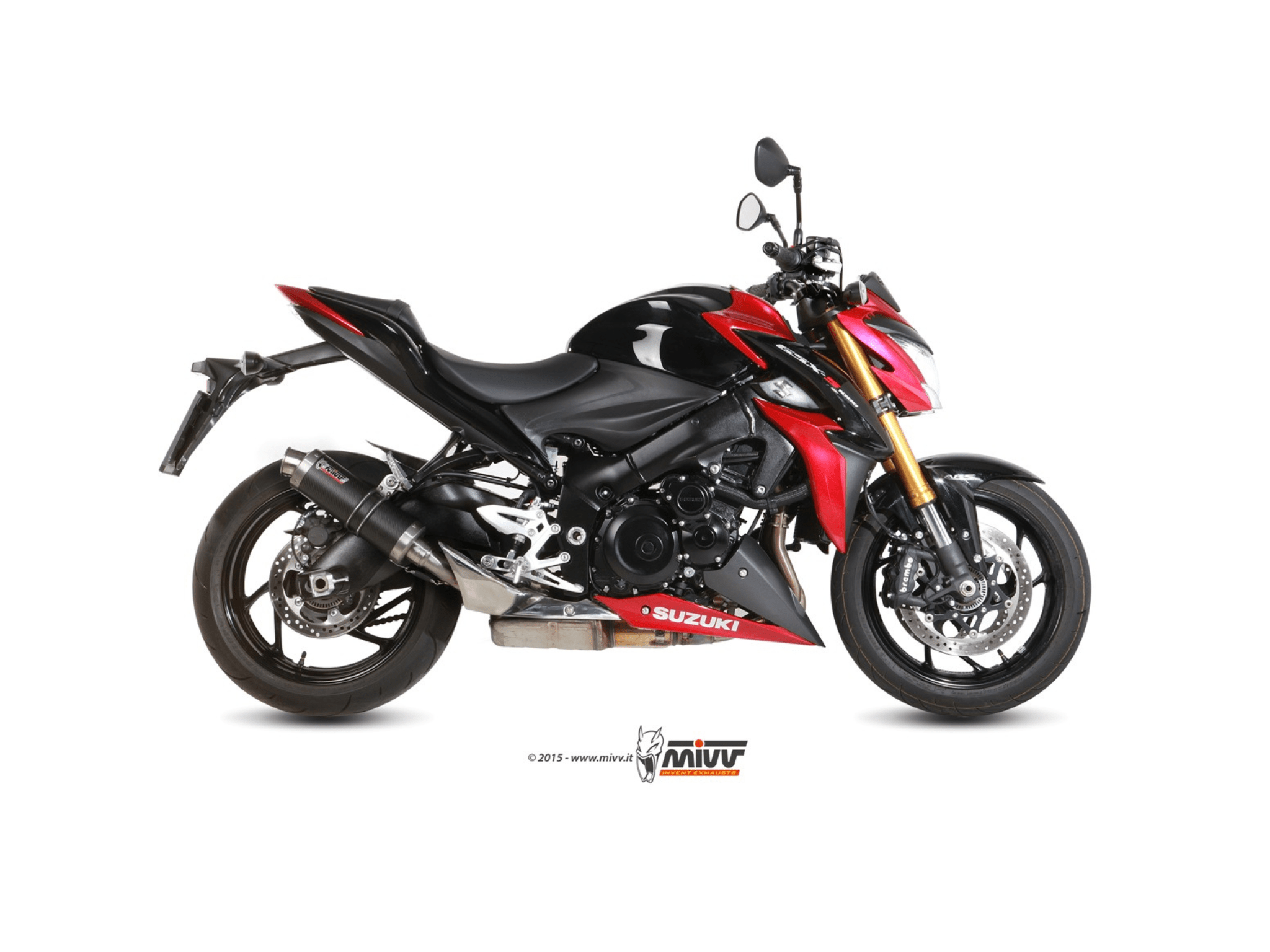 SUZUKI GSX-S 1000 MIVV Exhaust GP Carbon Slip-On Silencer 2015-2020 - Slika 2