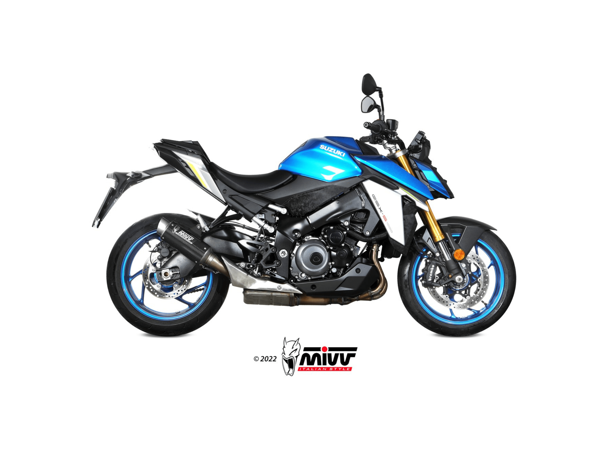 SUZUKI GSX-S 950 MIVV Exhaust GP PRO Carbon Slip-On Silencer 2021-2023 - Slika 2