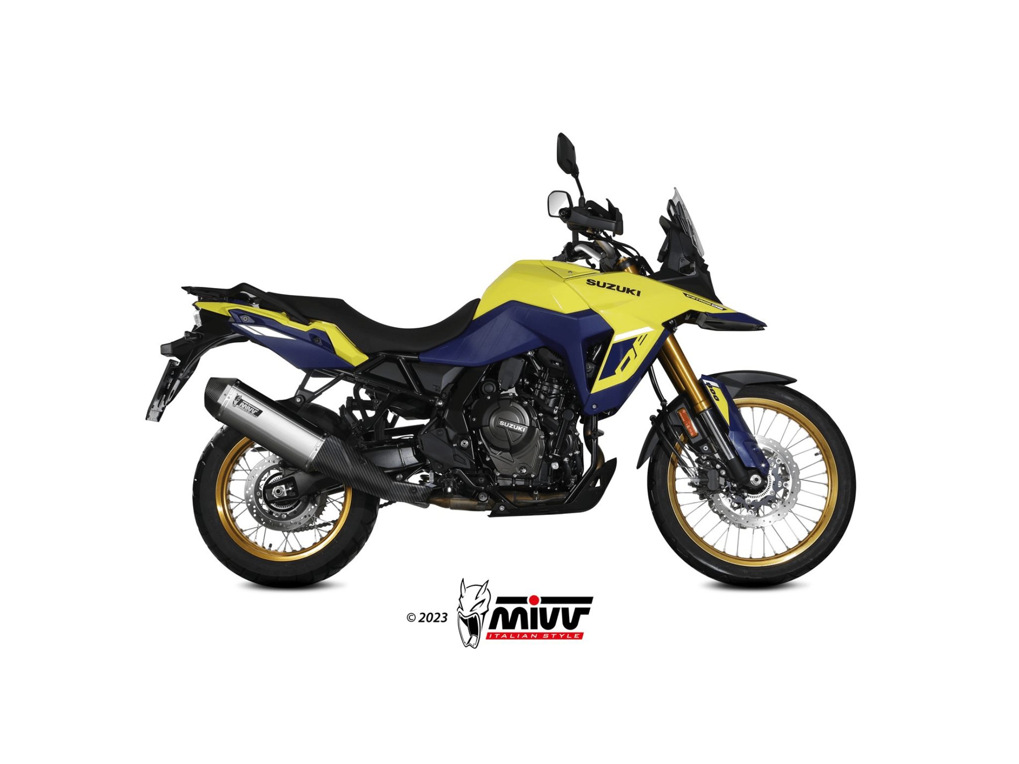 SUZUKI V-STROM 800 DE MIVV Exhaust SPEED EDGE Slip-On Silencer 2023-2024 - Image 2
