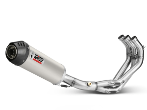 YAMAHA MT-09 MIVV Exhaust Complete System with OVAL Titanium Silencer 2013-2020