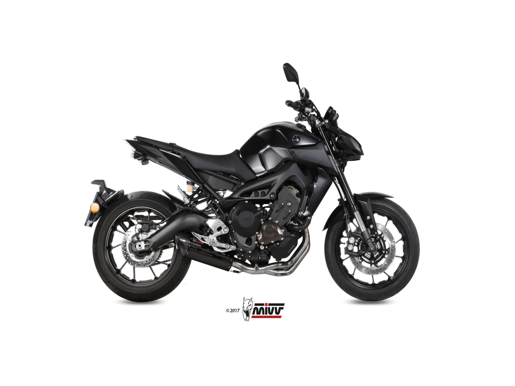 YAMAHA MT-09 MIVV Exhaust Complete System with SUONO Black Silencer 2013-2020 - Slika 2