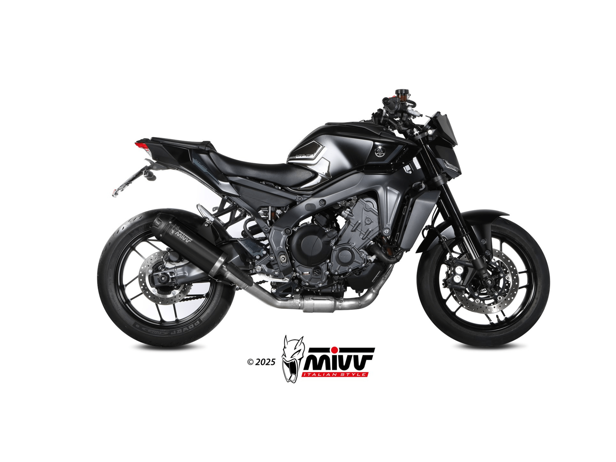 YAMAHA MT-09 MIVV Exhaust Complete System with AK-1 Carbon Silencer 2024-2026 - Slika 2