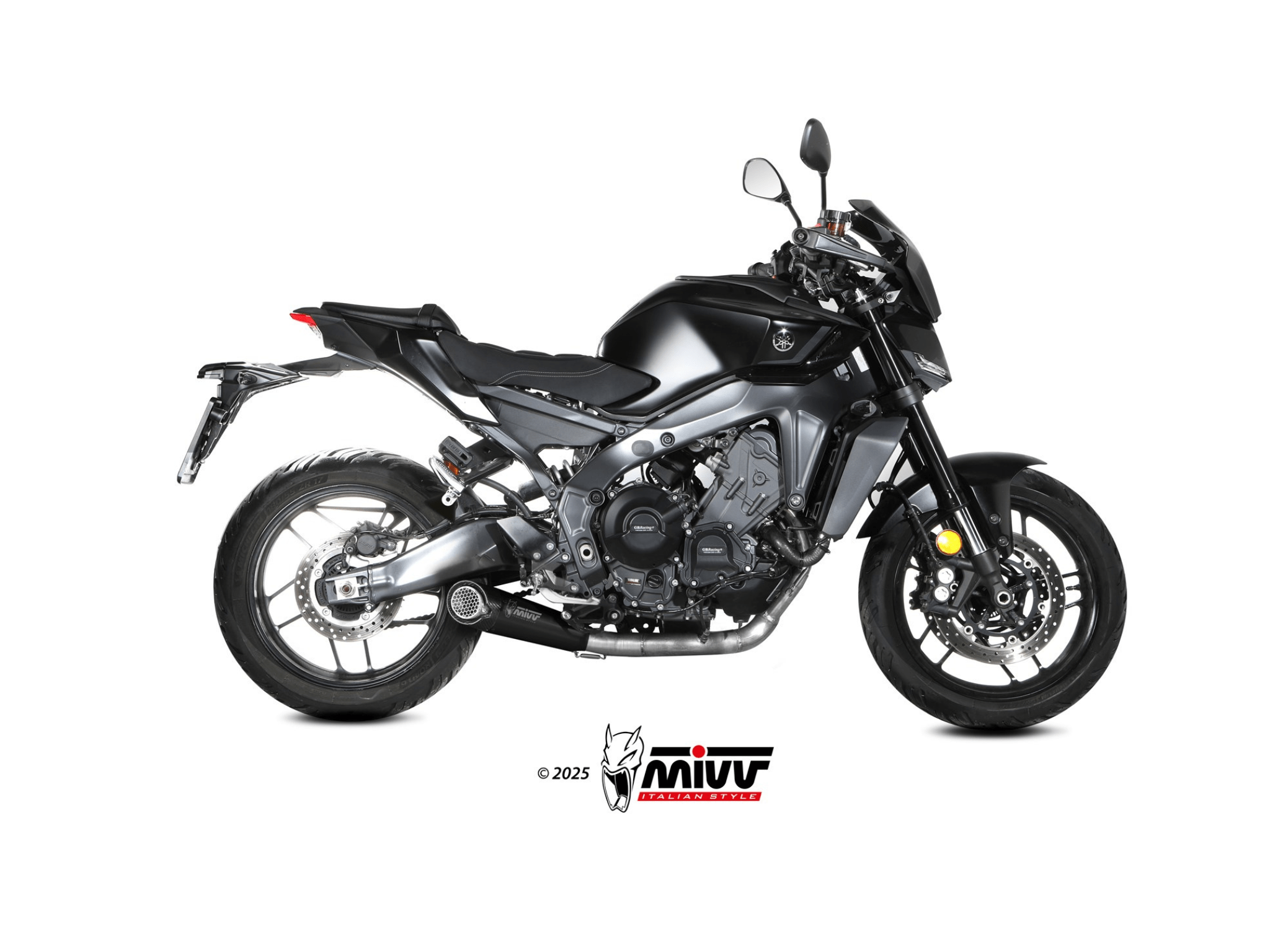 YAMAHA MT-09 MIVV Exhaust Complete System with X-M5 Black Silencer 2024-2026 - Slika 2