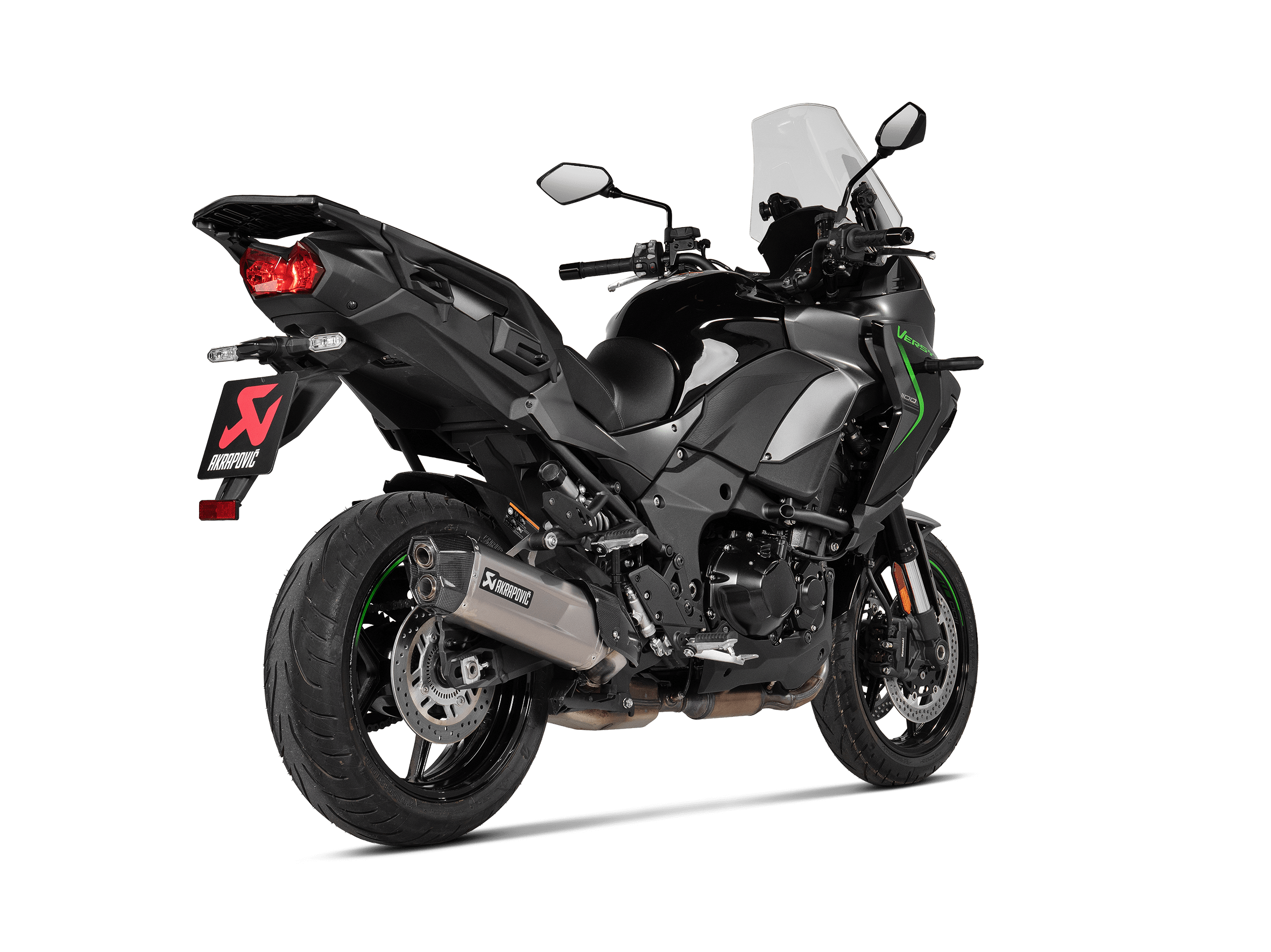 KAWASAKI VERSYS 1100 Akrapovič Slip-On Line (Titanium) 2025-2026 - immagine 3