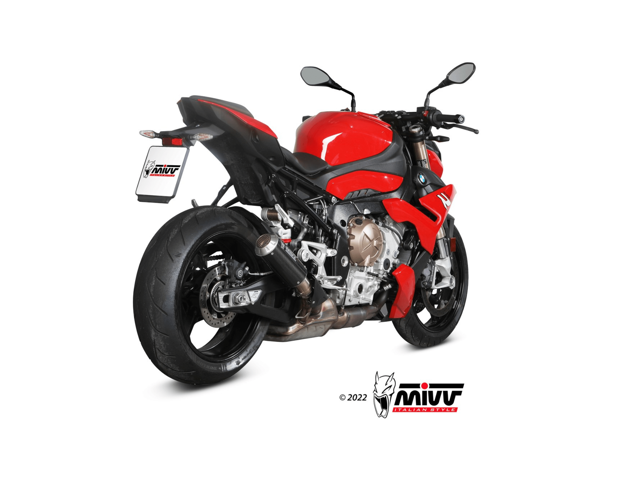 BMW S 1000 R MIVV Exhaust MK3 Carbon Slip-On Silencer 2025-2026 - Image 3