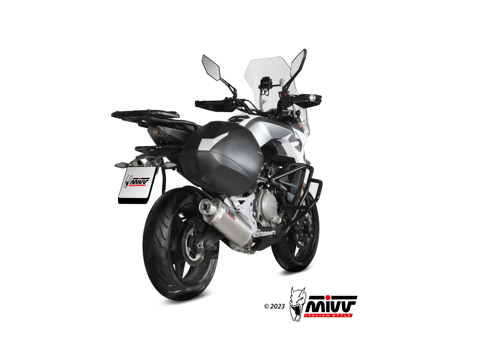 CF MOTO 650 MT MIVV Exhaust OVAL Slip-On Silencer 2021-2024 - Slika 3