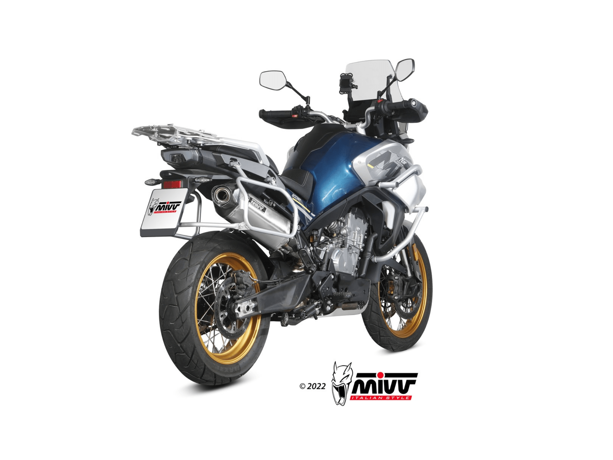CF MOTO 800 MT MIVV Exhaust SPEED EDGE Silp-On Silencer 2022-2024 - Slika 3