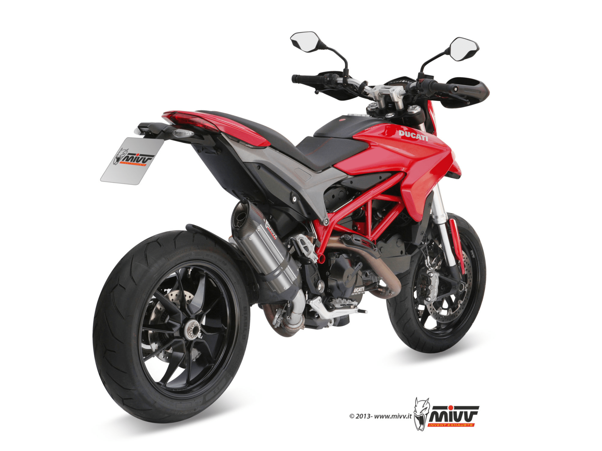 DUCATI HYPERMOTARD 821 MIVV Exhaust SUONO Slip-On Silencer 2013-2015 - immagine 3