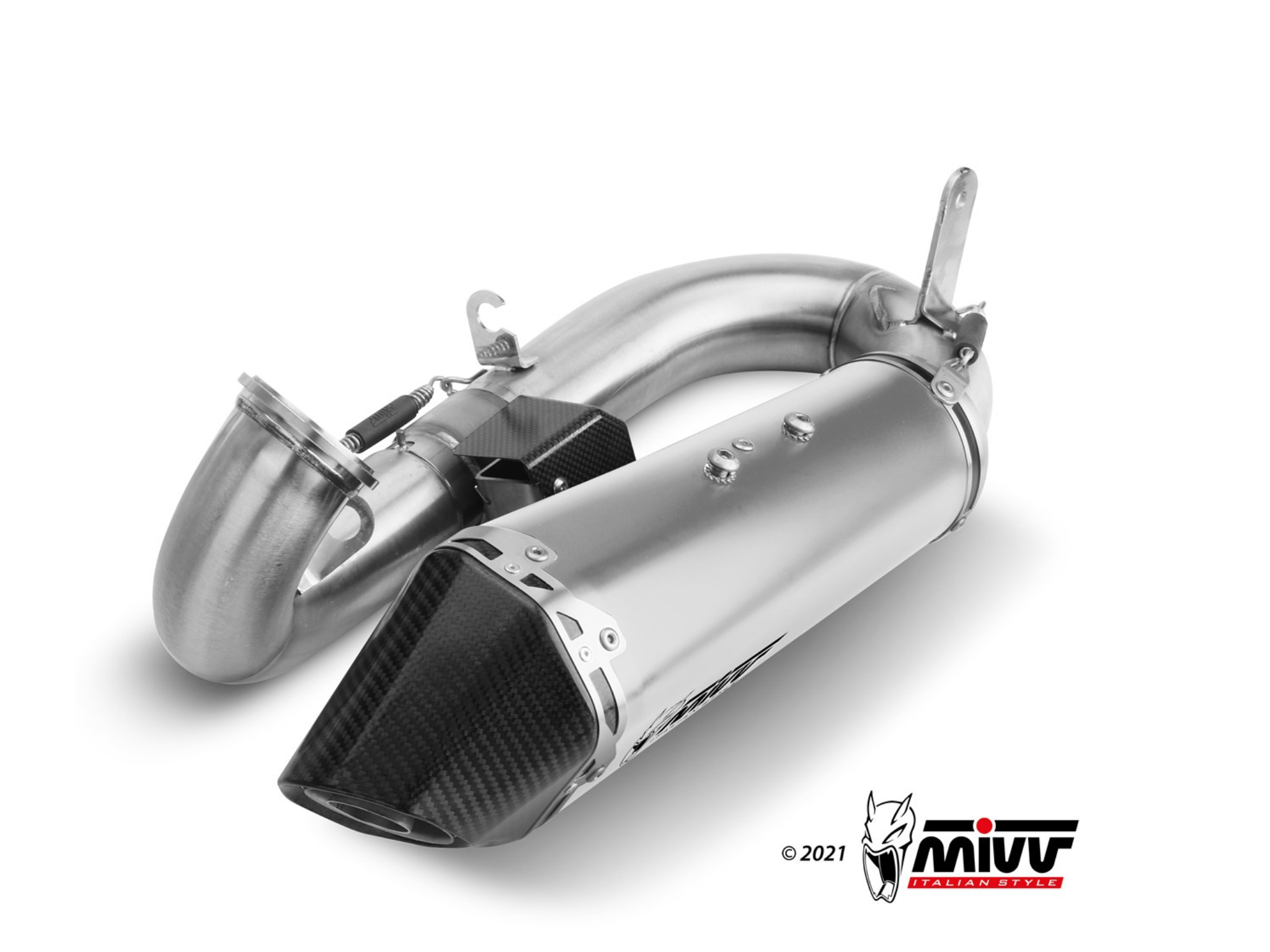DUCATI PANIGALE V2 MIVV Exhaust DELTA RACE Slip-On Silencer 2020-2024 - immagine 2