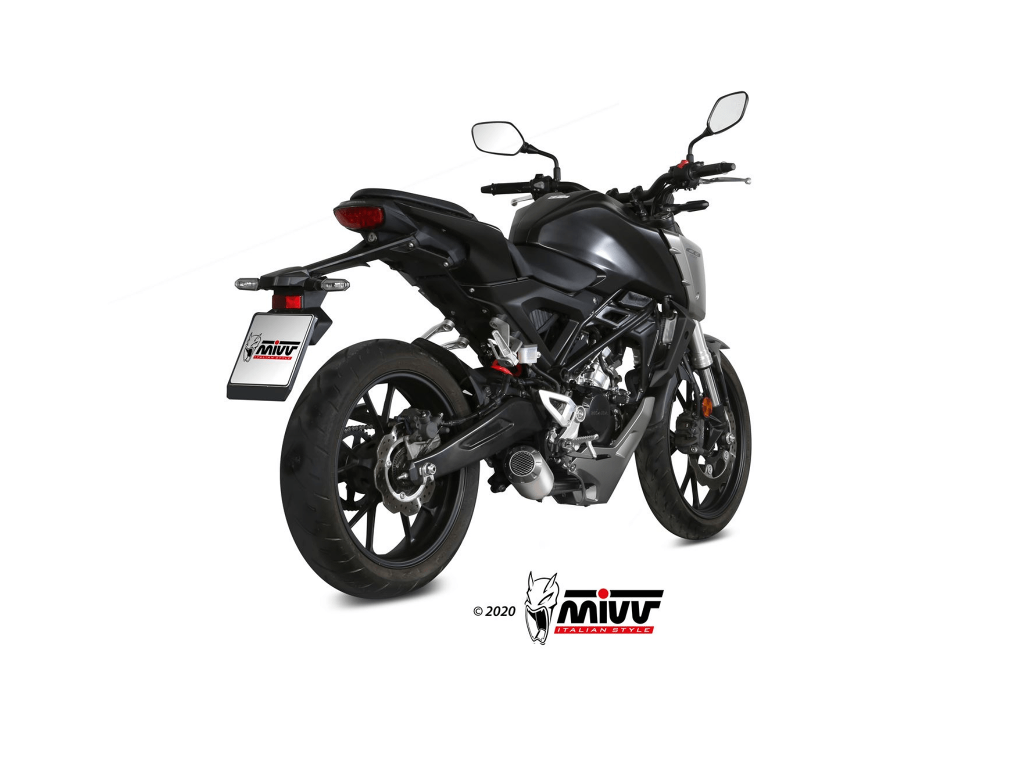 HONDA CB 125 R MIVV Exhaust Full System with MK3 Silencer 2018-2020 - Slika 3