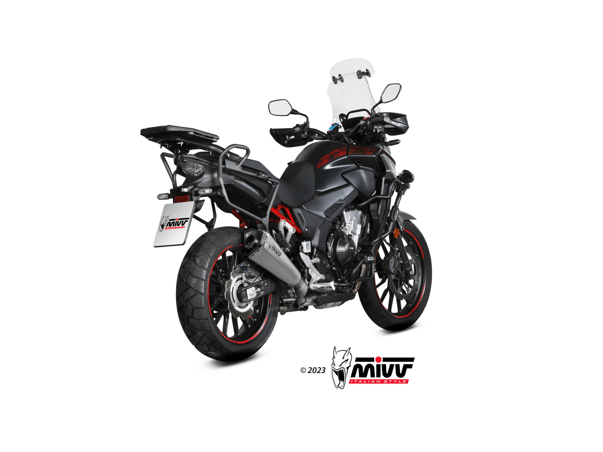 HONDA CB 500 X MIVV Exhaust DELTA RACE Slip-On Silencer 2021-2024 - Slika 3