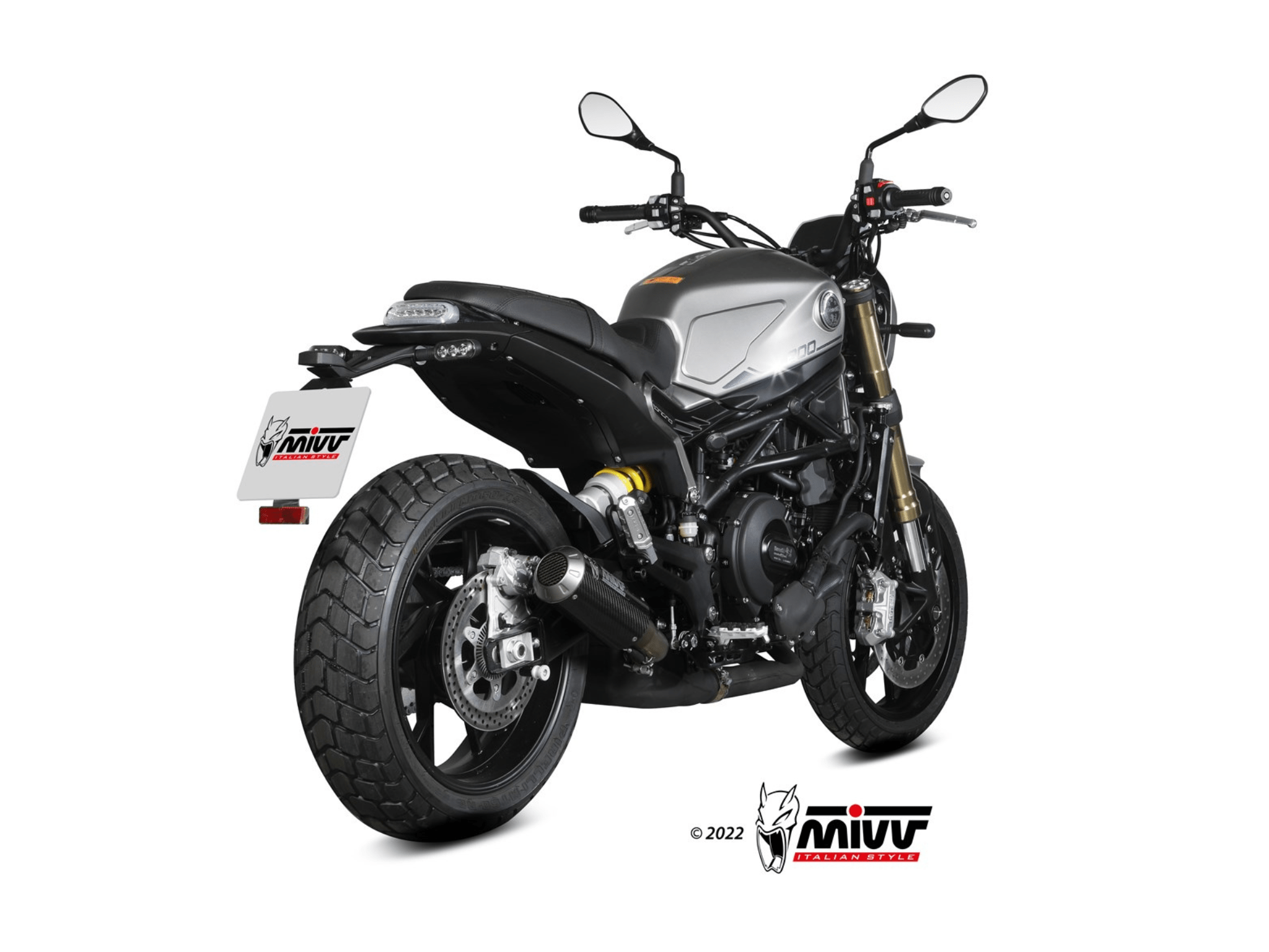 BENELLI LEONCINO 800 MIV Exhaust MK3 Carbon Slip-On Silencer 2022-2024 - Slika 3