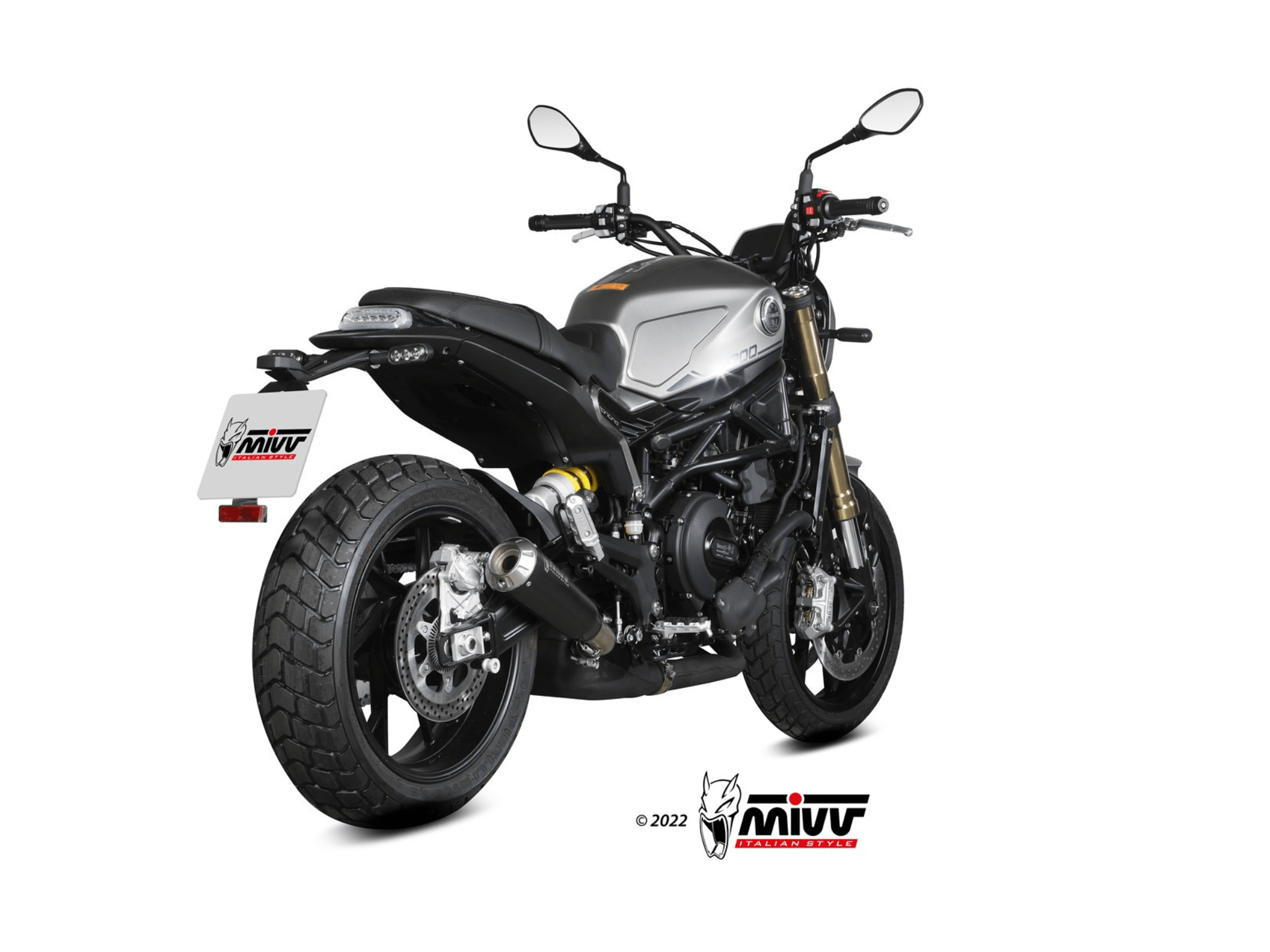 BENELLI LEONCINO 800 MIV Exhaust X-M1 Black Slip-On Silencer 2022-2024 - Slika 3