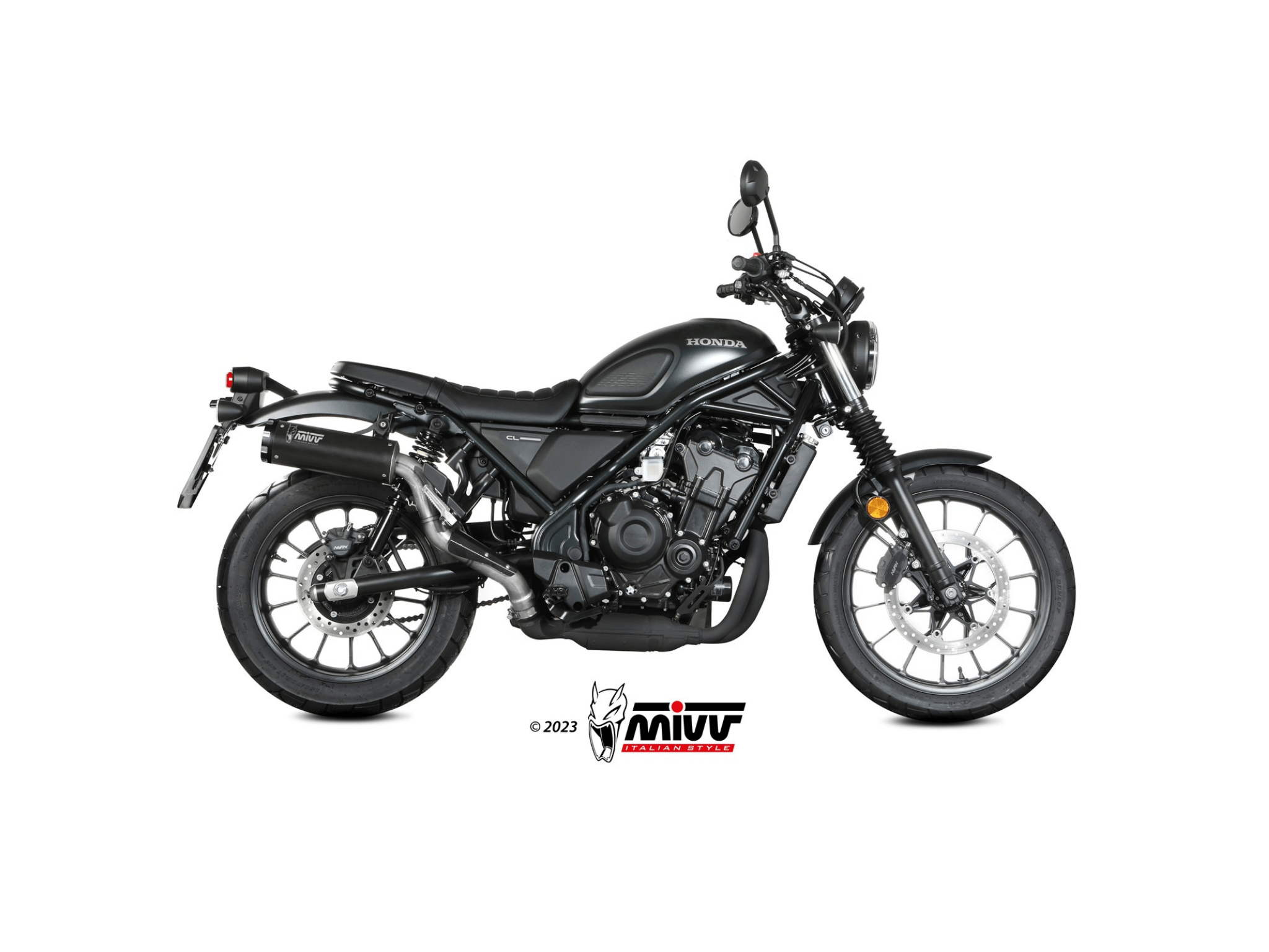 HONDA CL 500 MIVV Exhaust HR-1 Slip-On Silencer 2023-2024 - Slika 2