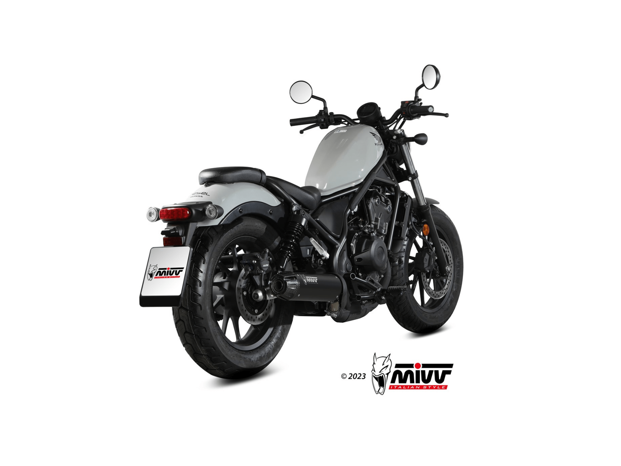 HONDA CMX 500 REBEL MIVV Exhaust HR-1 Slip-On Silencer 2022-2024 - Slika 3
