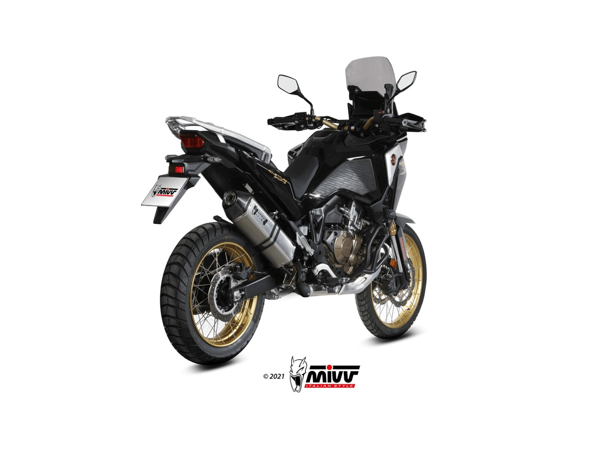 HONDA CRF 1100 L AFRICA TWIN MIVV Exhaust SPEED EDGE Slip-On Silencer 2020-2023 - Slika 3
