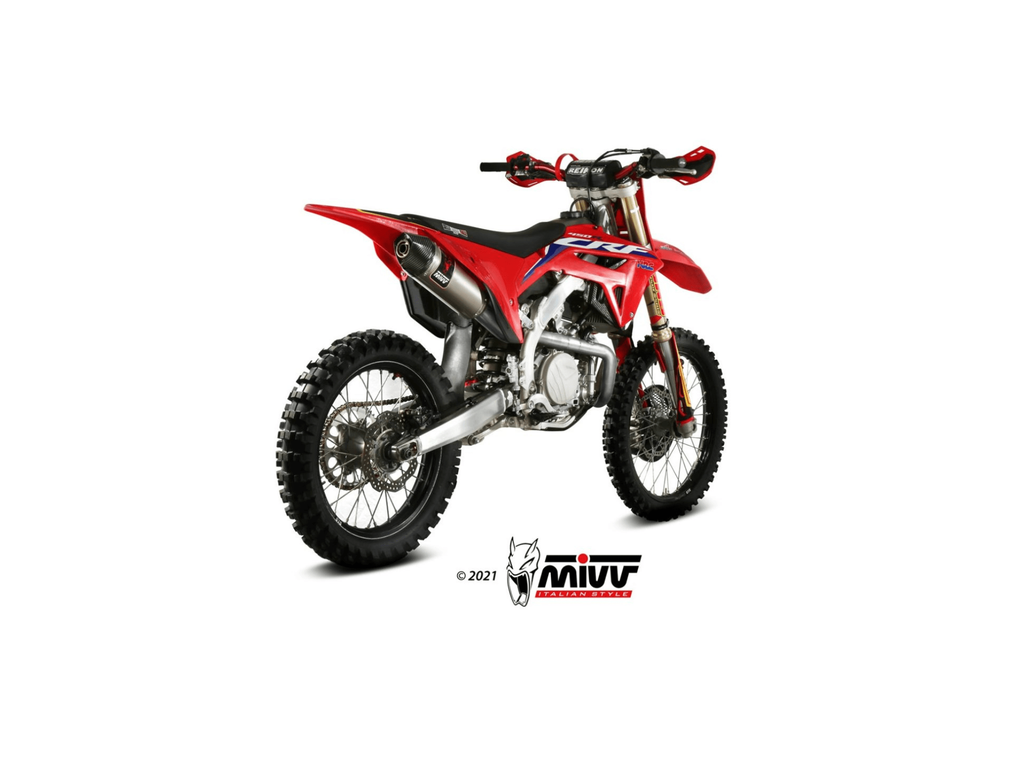 HONDA CRF 450 R MIVV Exhaust STR-1 Slip-On Silencer 2021-2024 - Slika 3