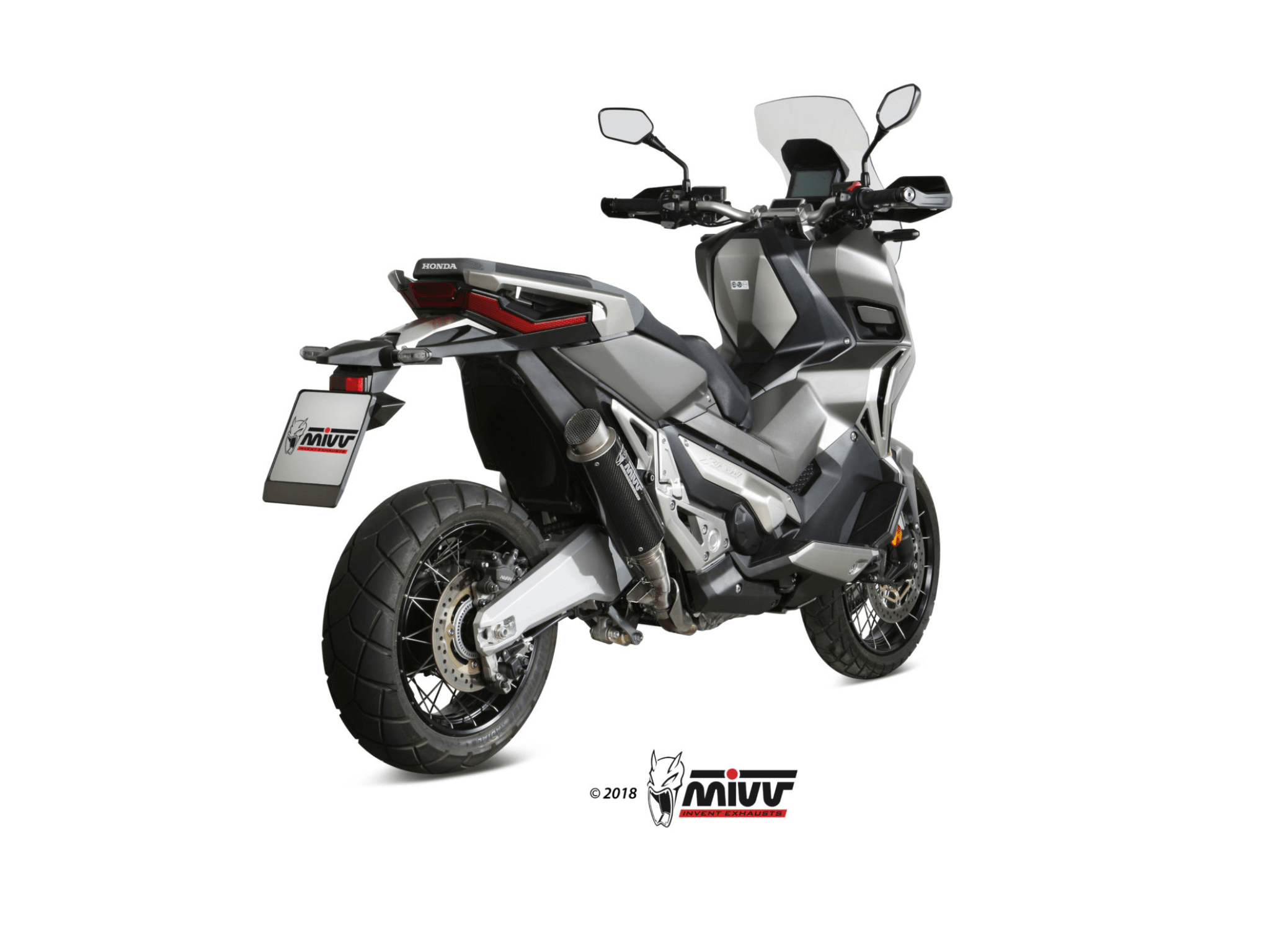 HONDA X-ADV 750 MIVV Exhaust GP PRO Carbon Slip-On Silencer 2025-2026 - immagine 3