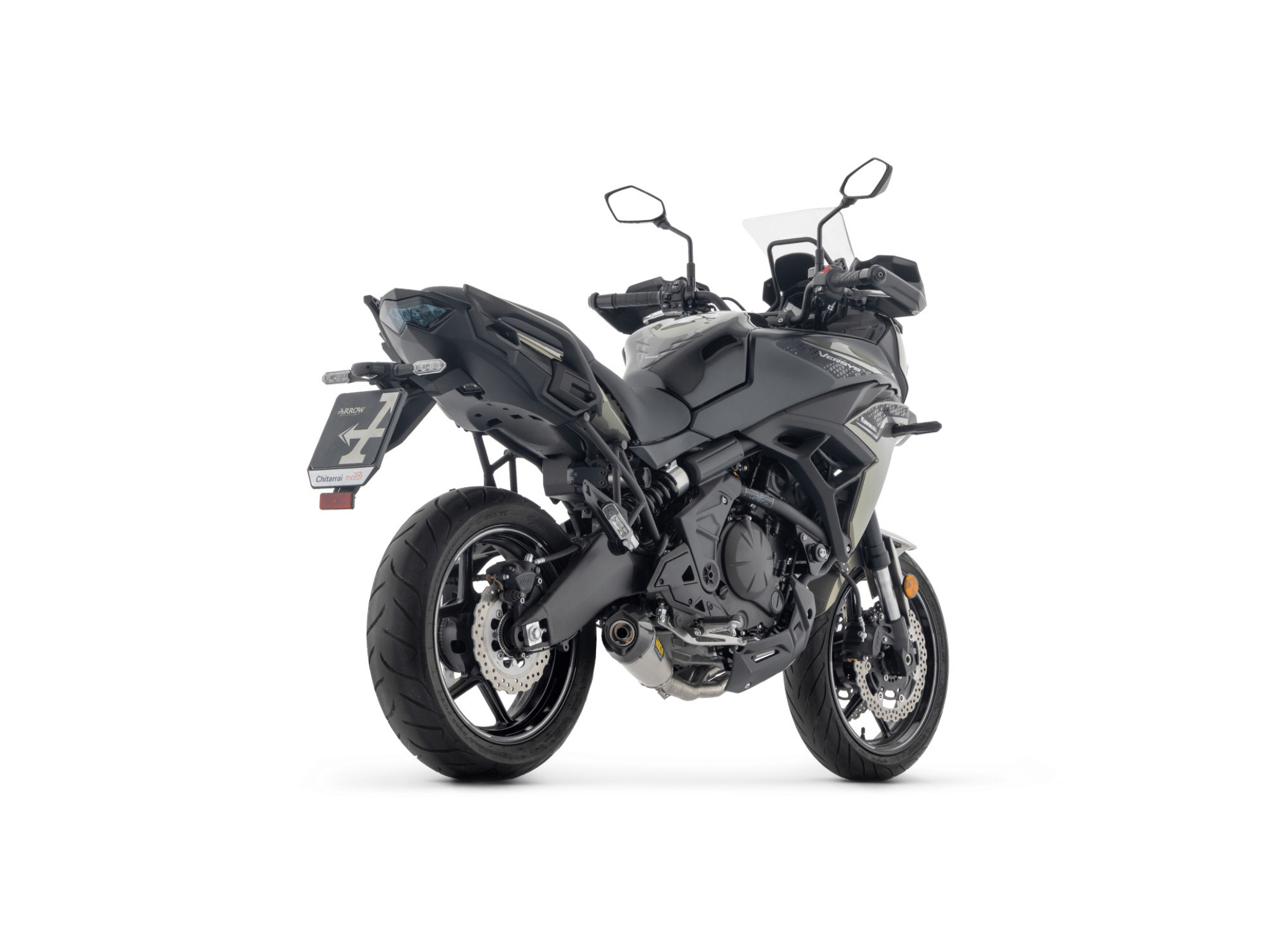 KAWASAKI VERSYS 650 ARROW Exhaust Full System Racing with X-Kone "Dark" Silencer 2025-2026 - immagine 3