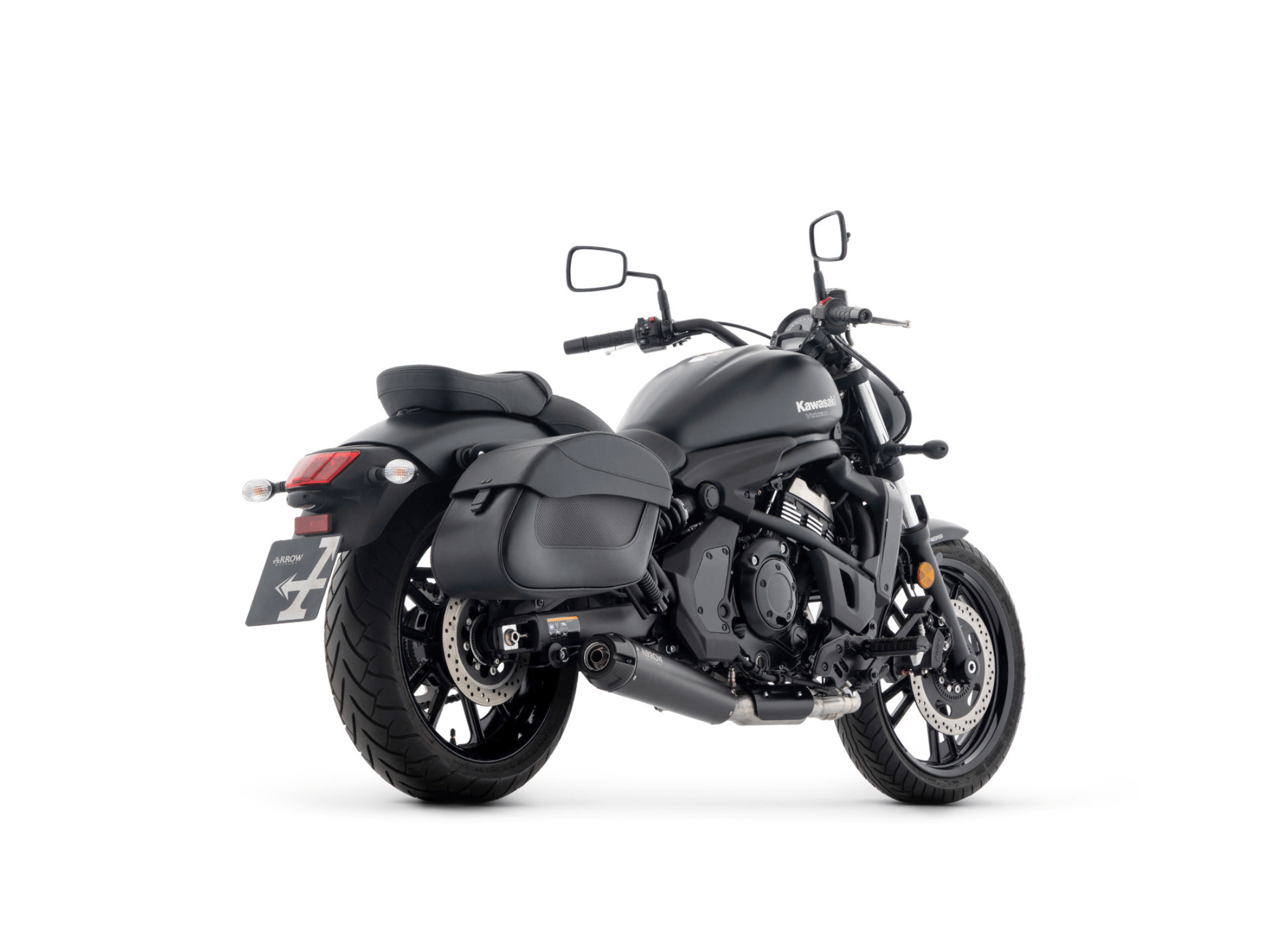 KAWASAKI VULCAN S 650 ARROW Exhaust Full System Rebel with Carbon Cap 2025-2026 - immagine 3