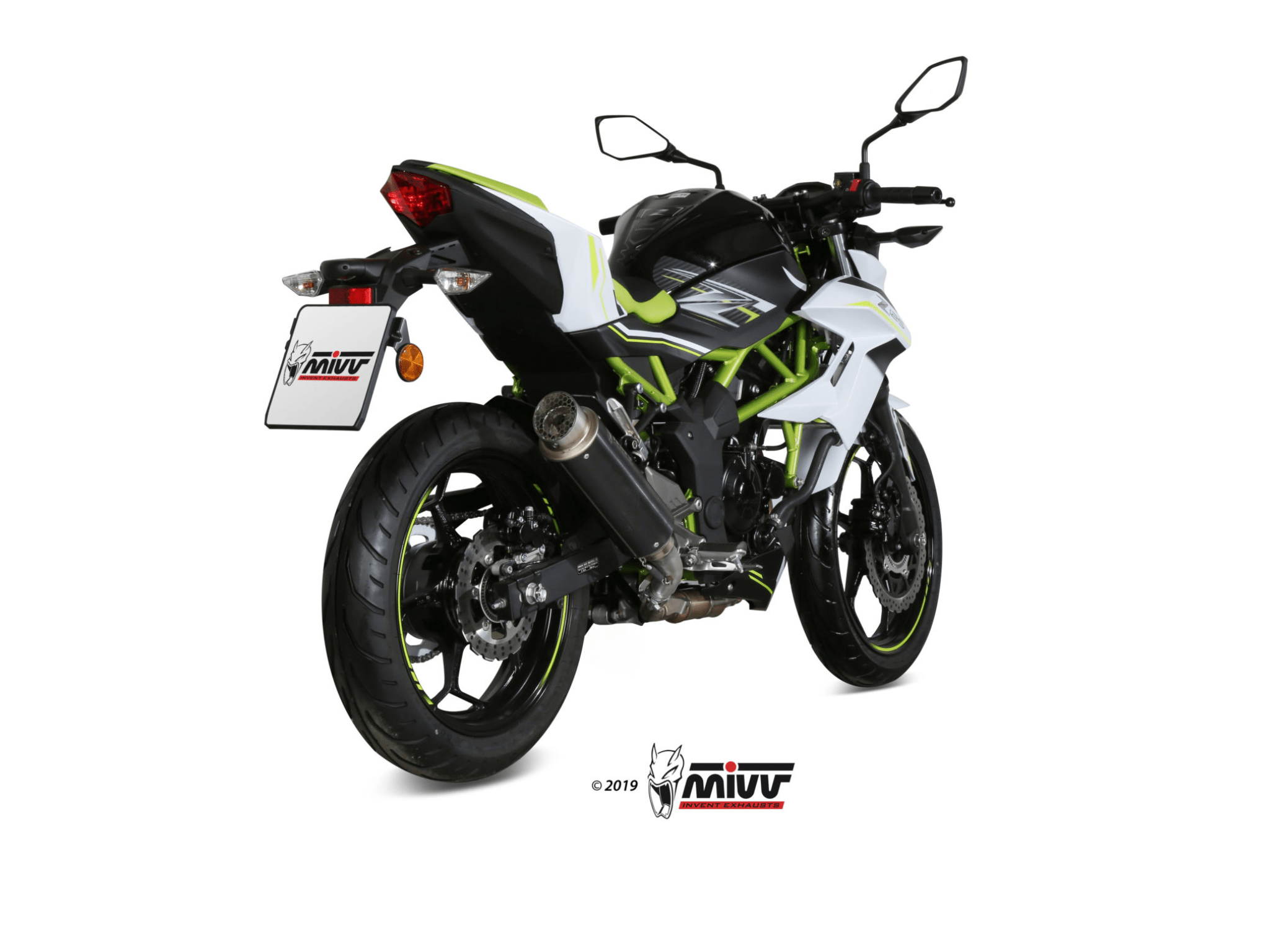 KAWASAKI Z 125 MIVV Exhaust GP PRO Black Slip-On Silencer 2019-2024 - Slika 3