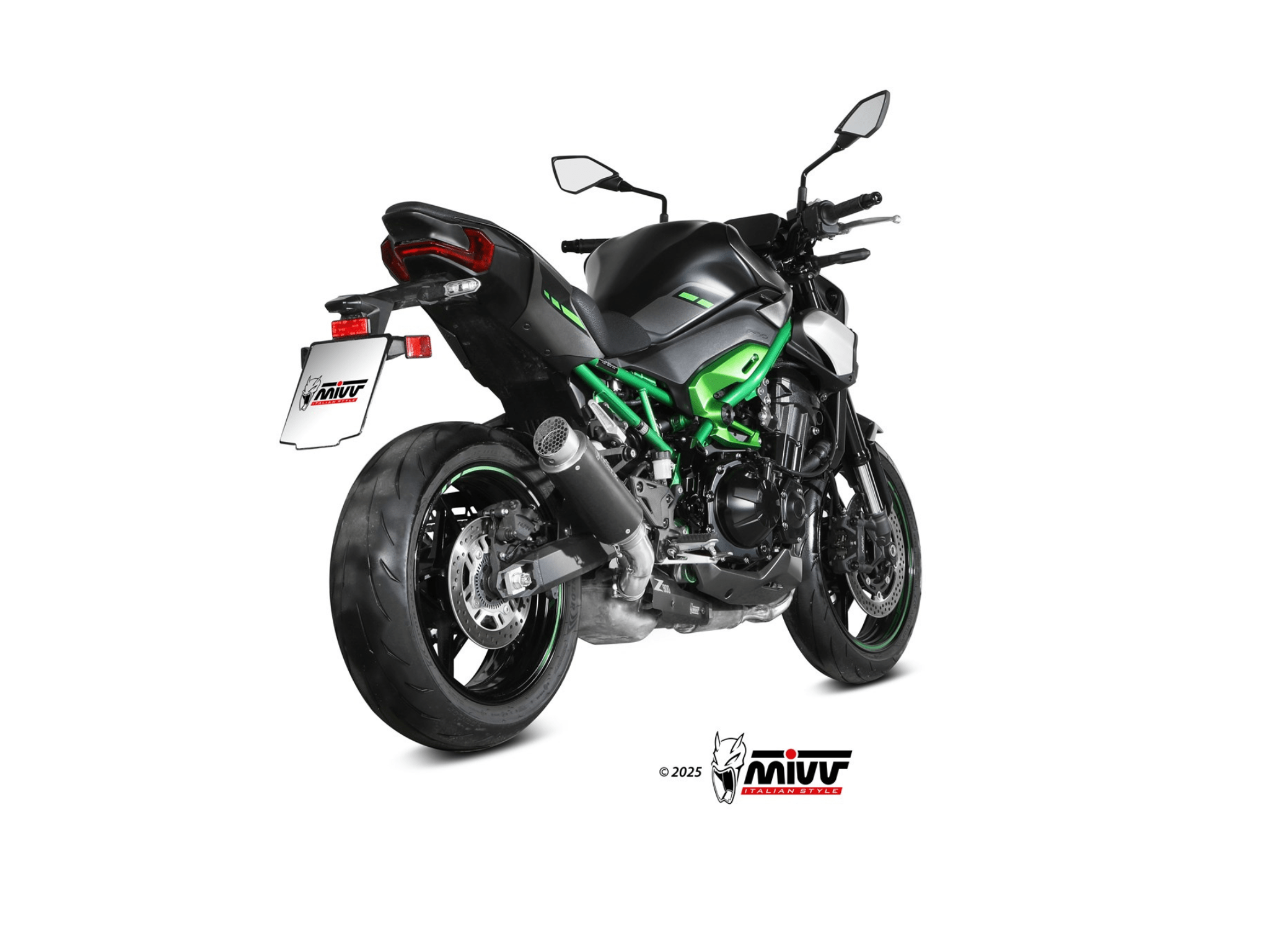 KAWASAKI Z 900 MIVV Exhaust GP PRO Black Slip-On Silencer 2025-2026 - immagine 3