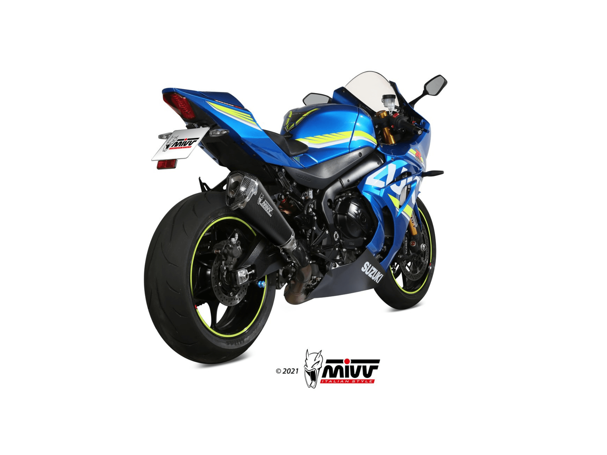 SUZUKI GSX-R 1000 MIVV Exhaust DELTA RACE Carbon Slip-On Silencer 2017-2020 - Image 3