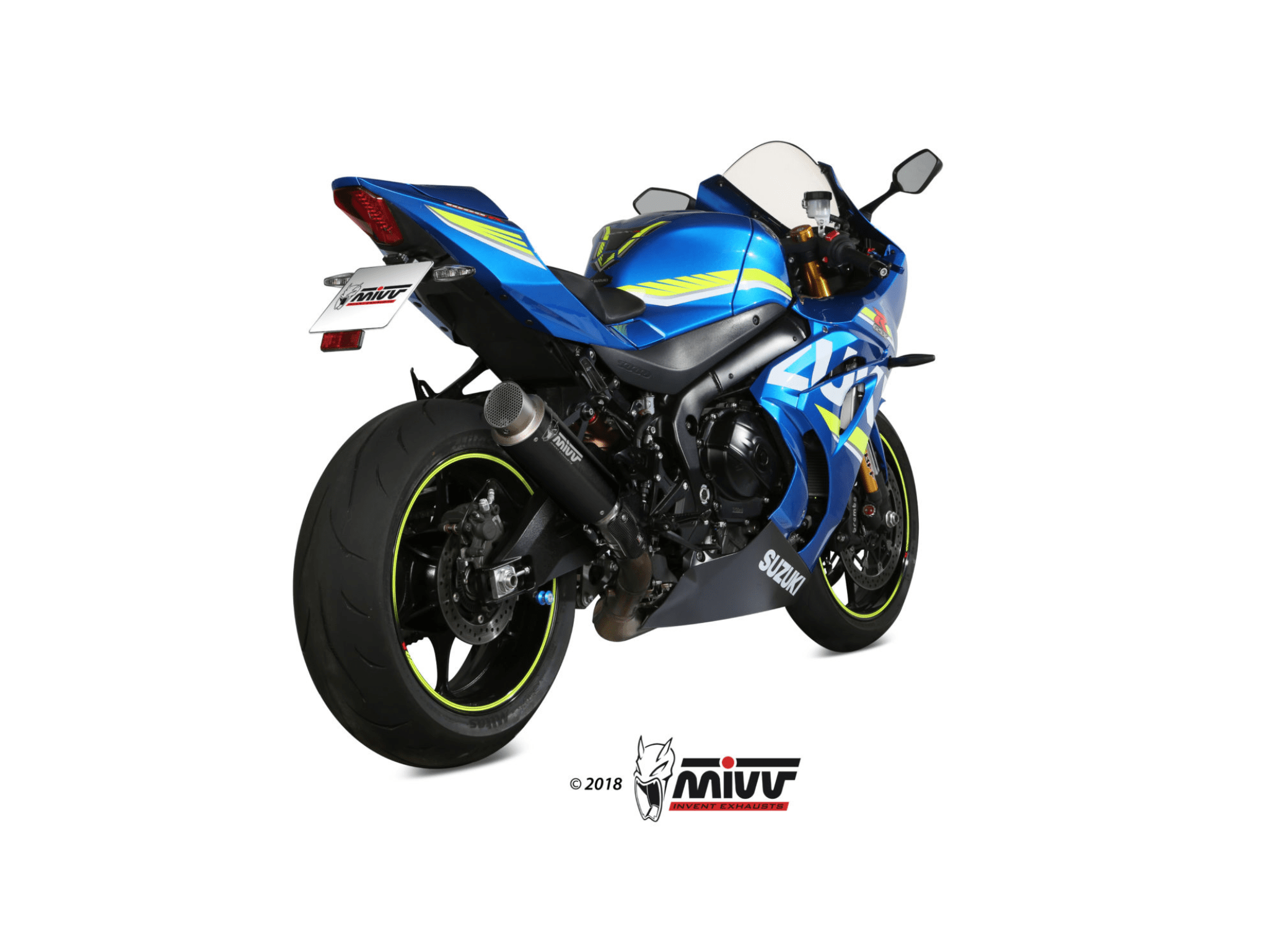 SUZUKI GSX-R 1000 MIVV Exhaust GP PRO Black Slip-On Silencer 2017-2020 - Image 3