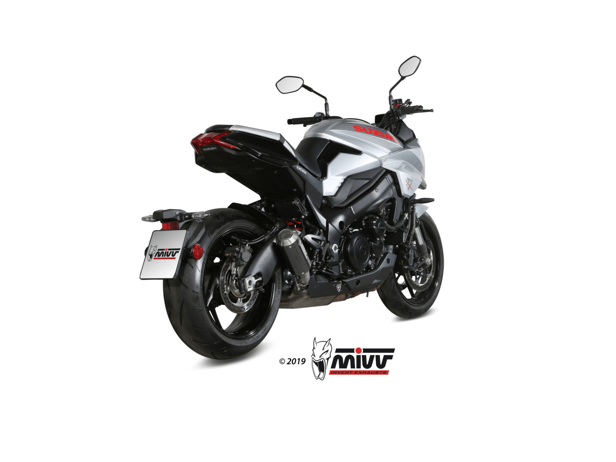 SUZUKI KATANA MIVV Exhaust MK3 Carbon Slip-On Silencer 2019-2024 - Slika 3