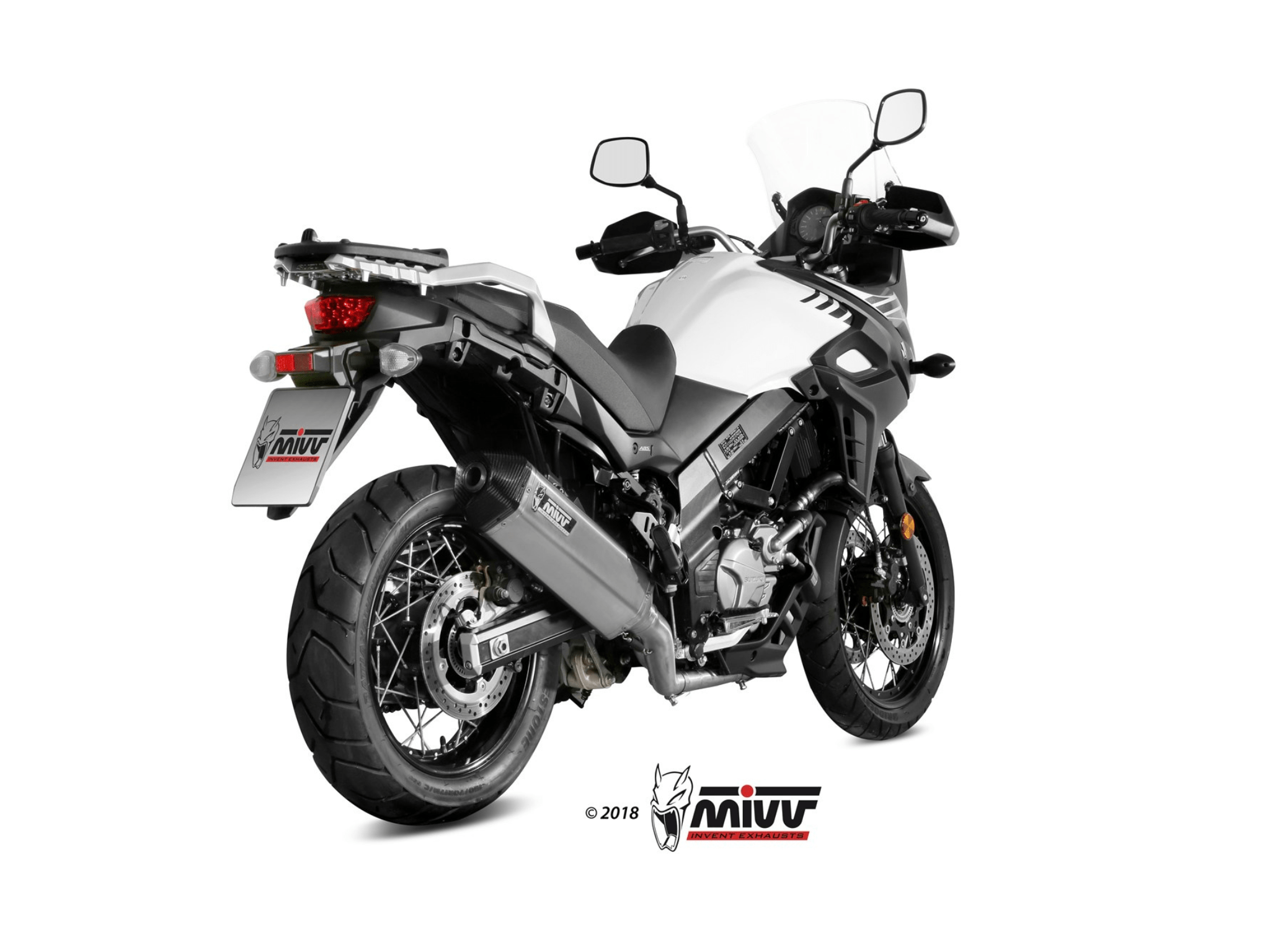 SUZUKI V-STROM 650 MIVV Exhaust Complete System with SPEED EDGE Silencer 2017-2024 - Image 3