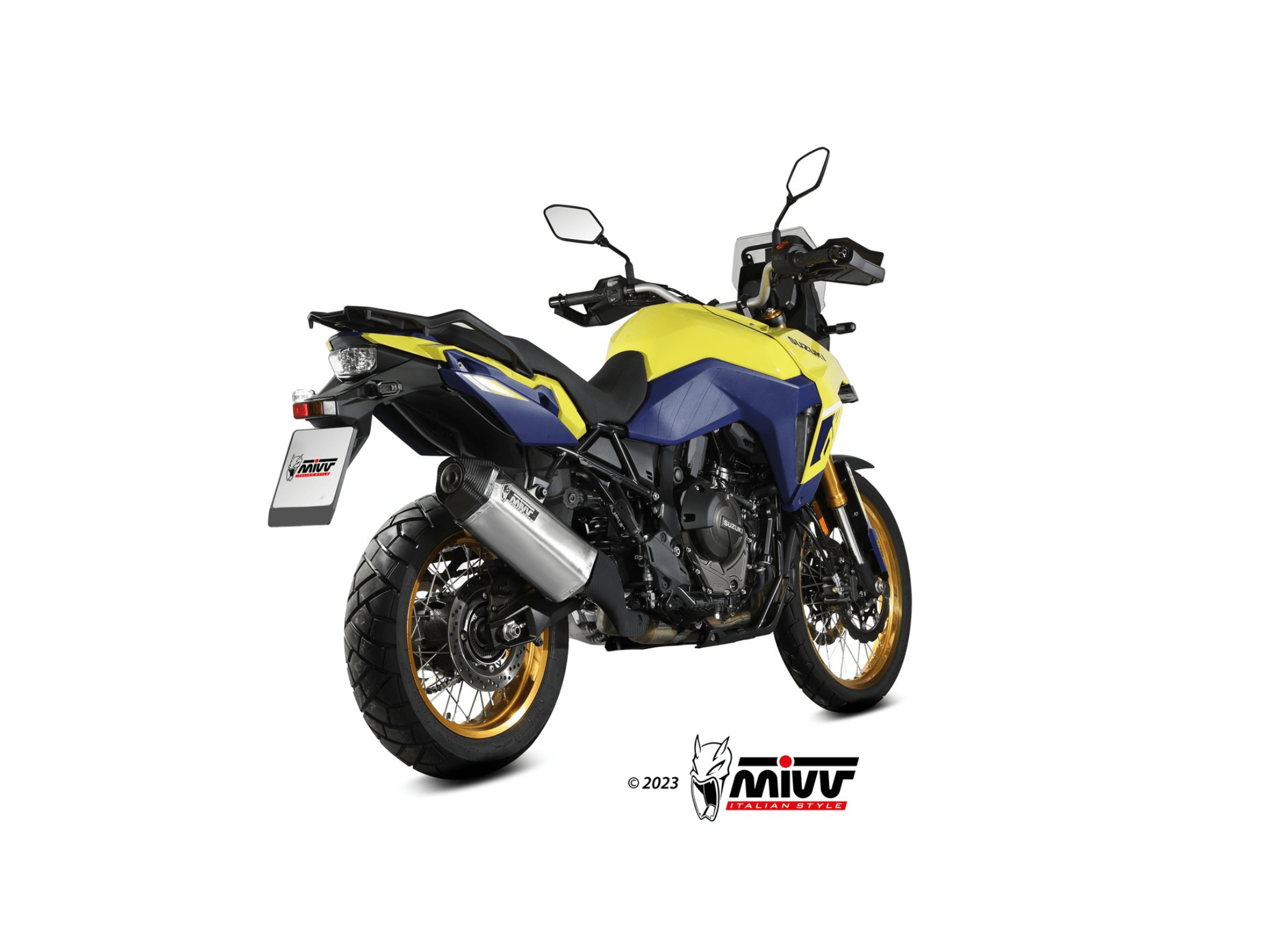 SUZUKI V-STROM 800 DE MIVV Exhaust SPEED EDGE Slip-On Silencer 2023-2024 - Image 3