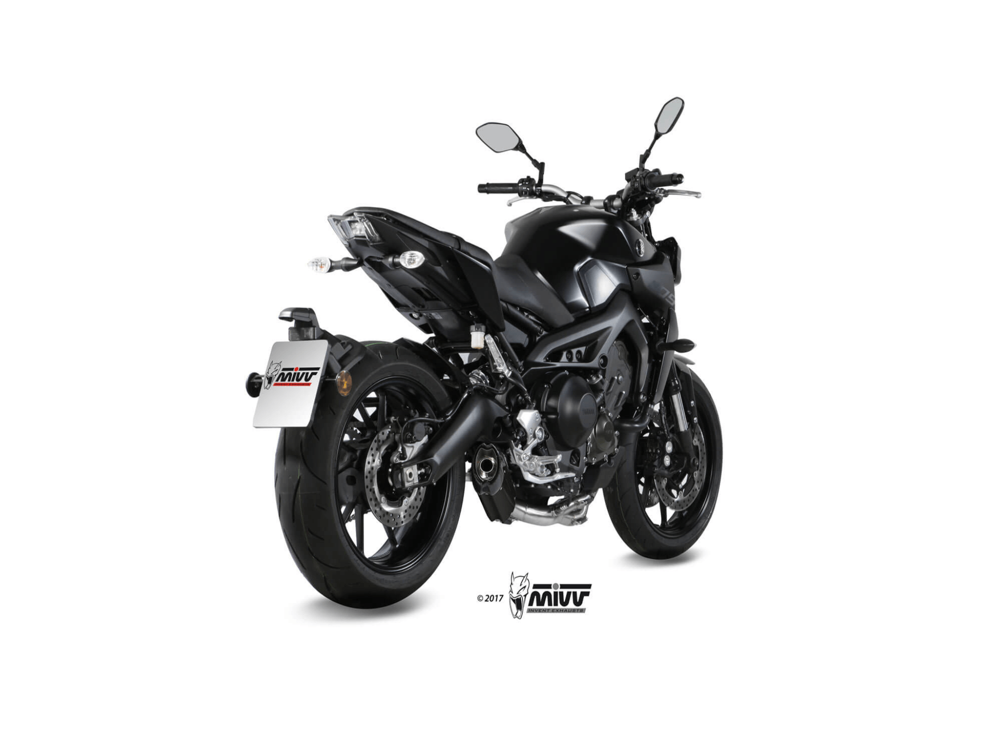 YAMAHA MT-09 MIVV Exhaust Complete System with SUONO Black Silencer 2013-2020 - Slika 3