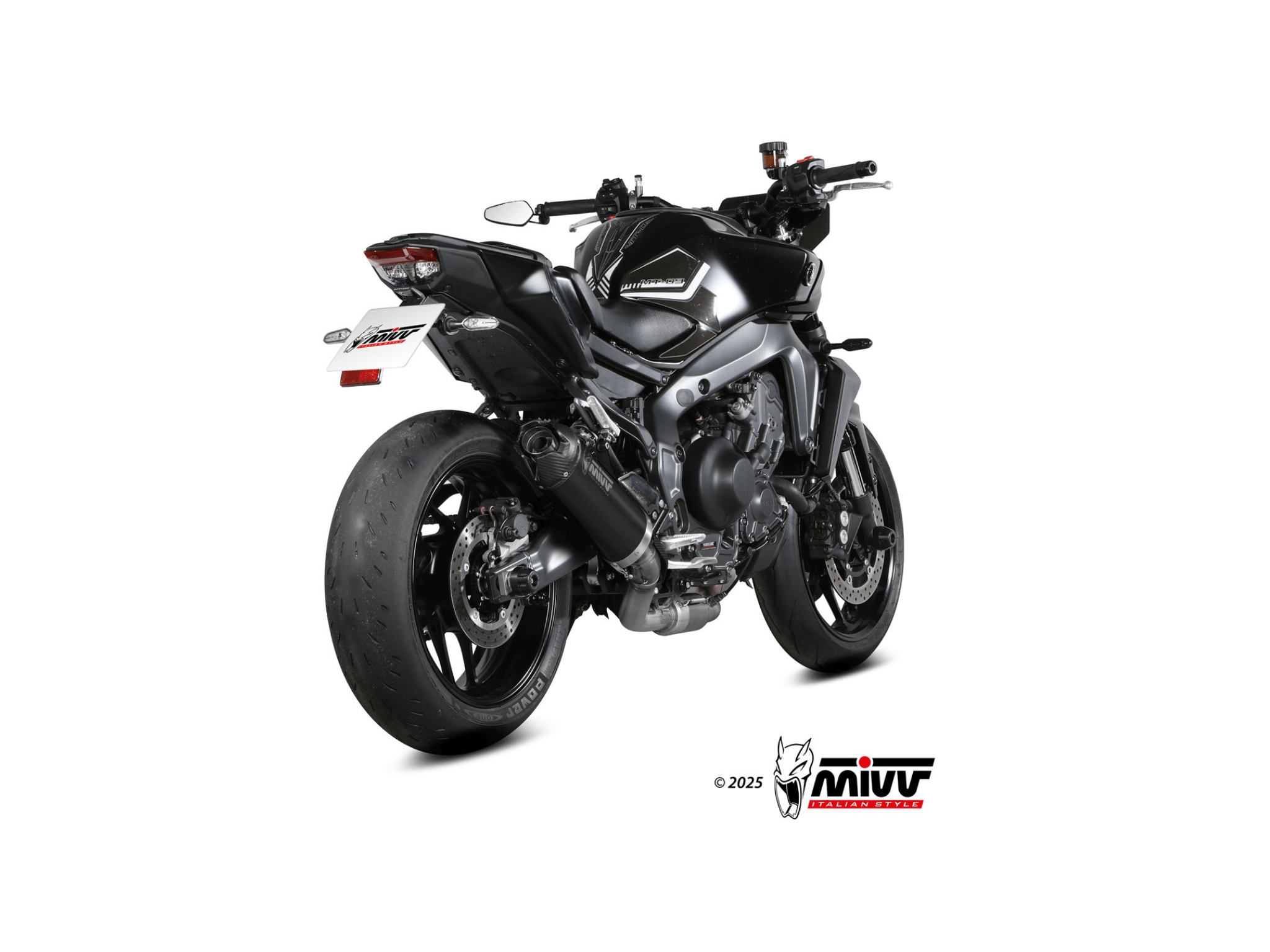 YAMAHA MT-09 MIVV Exhaust Complete System with AK-1 Carbon Silencer 2024-2026 - Slika 3