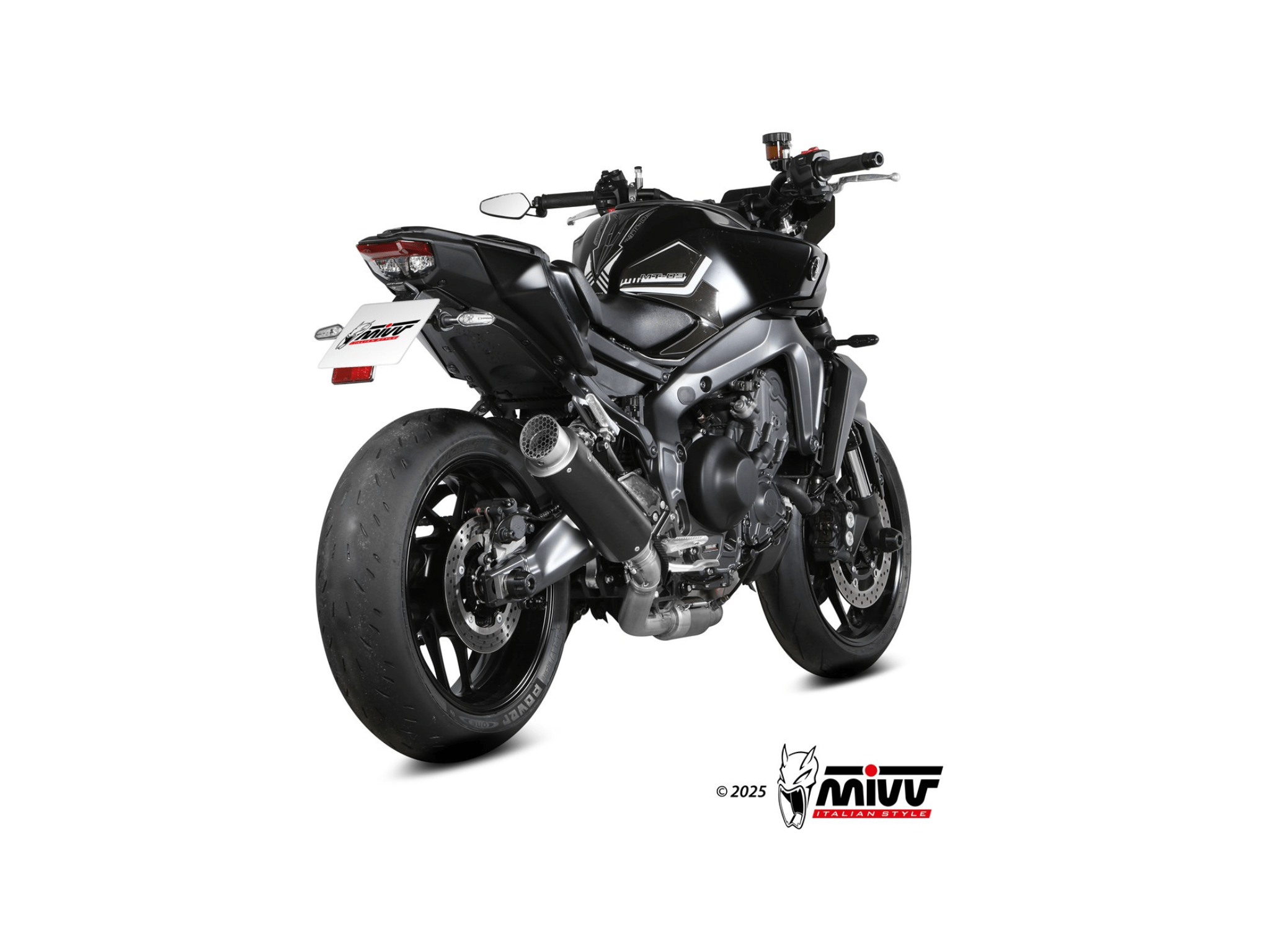 YAMAHA MT-09 MIVV Exhaust Complete System with GP PRO Black Silencer 2024-2026 - Slika 3