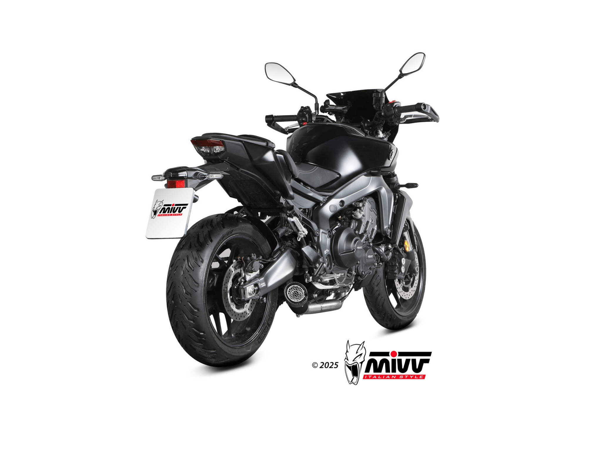 YAMAHA MT-09 MIVV Exhaust Complete System with X-M5 Black Silencer 2024-2026 - Slika 3